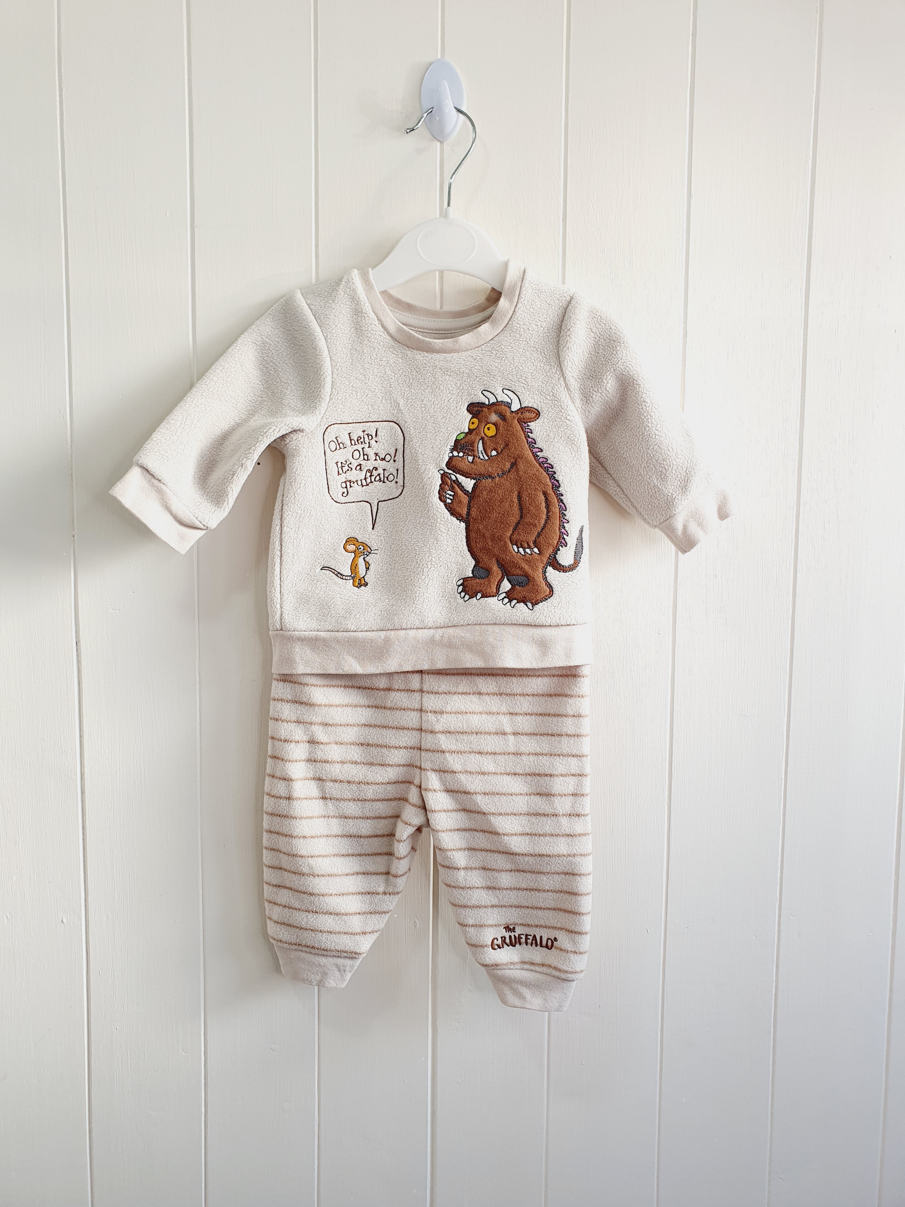 The Gruffalo beige fleece 2 piece pyjamas First size