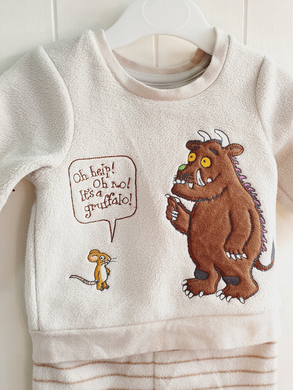 The Gruffalo beige fleece 2 piece pyjamas First size
