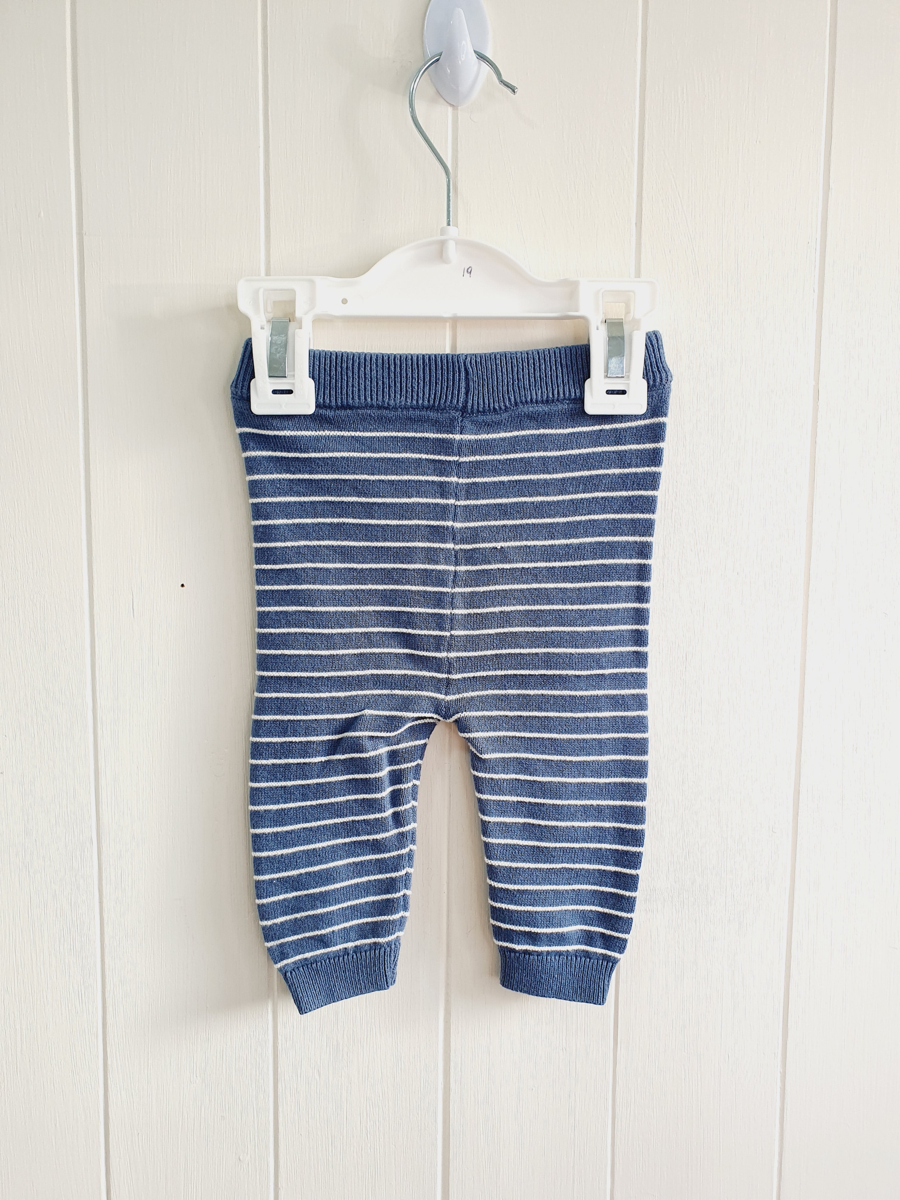 F&F stripy knit leggings up to 3 months