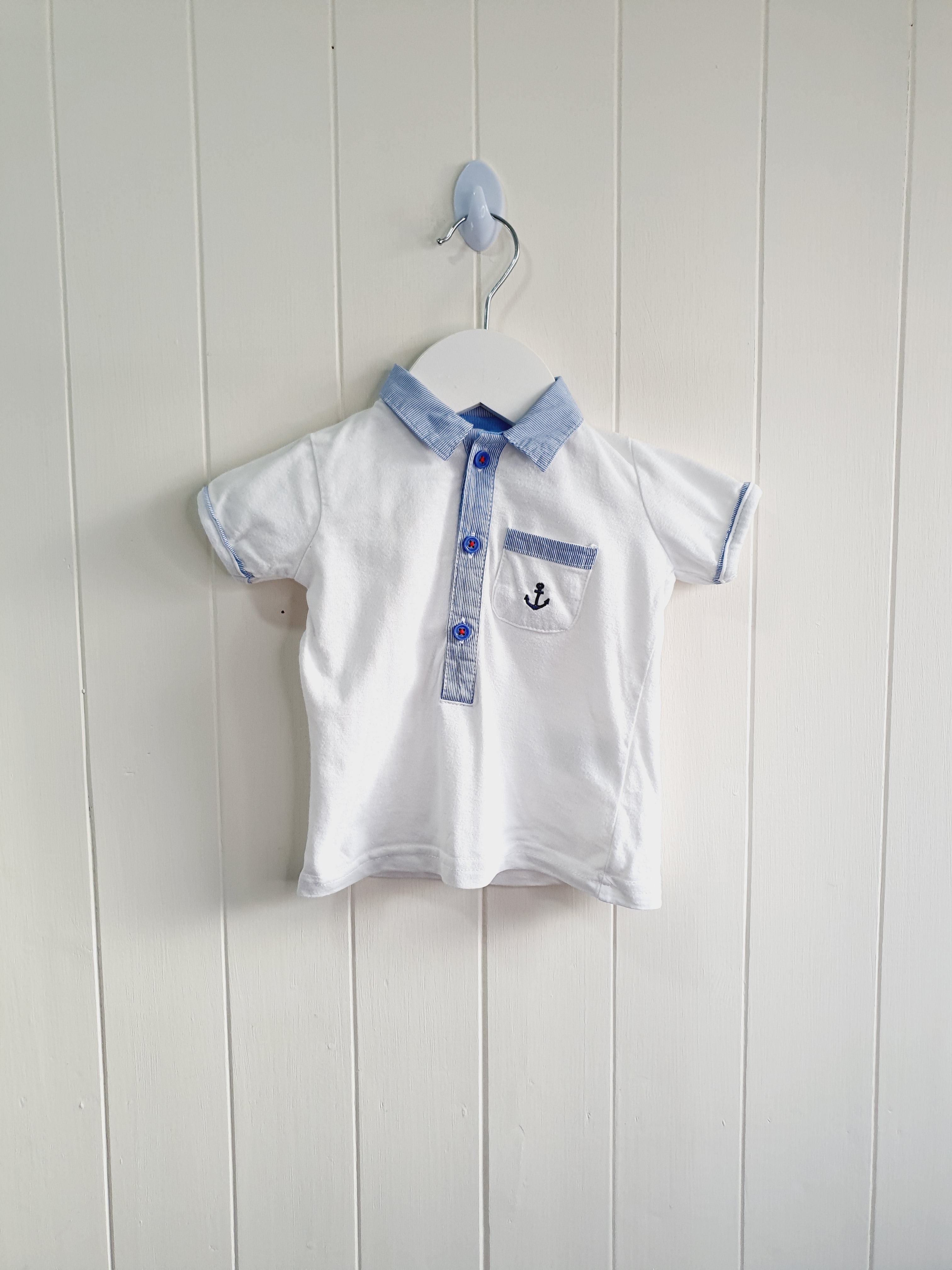 Rock a bye baby boutique polo shirt 3-6 months