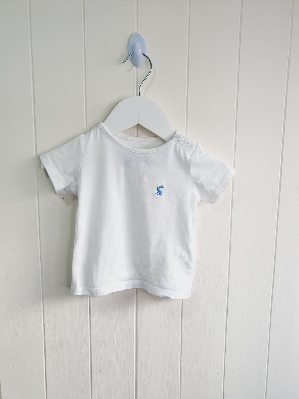 Joules white T-shirt 3-6 months