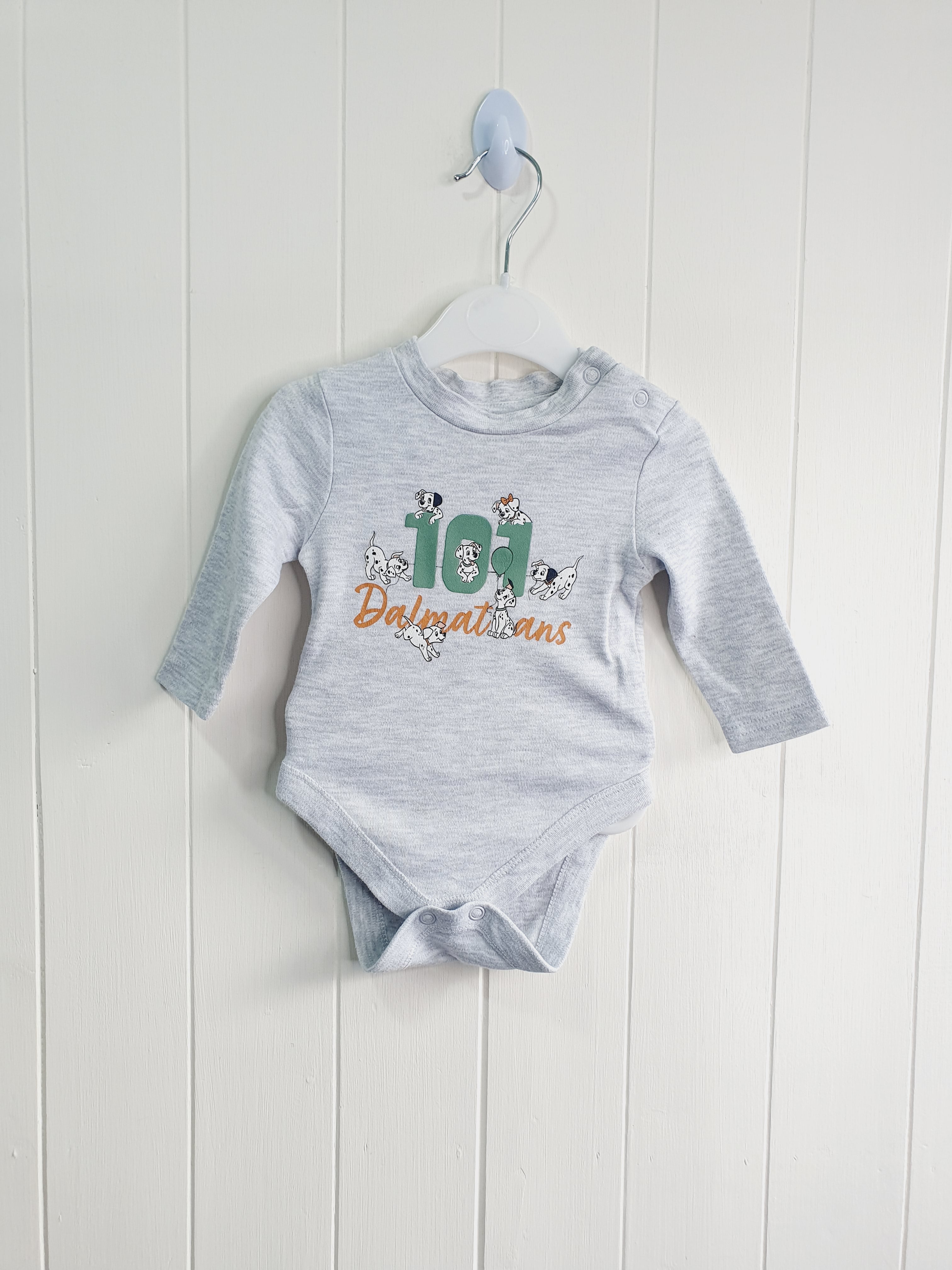101 Dalmatians long sleeve bodysuit and trousers set 0-3 months