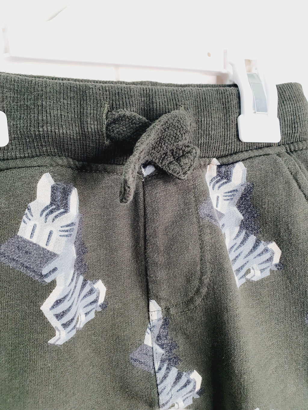 Next zebra print boys joggers 3-6 months