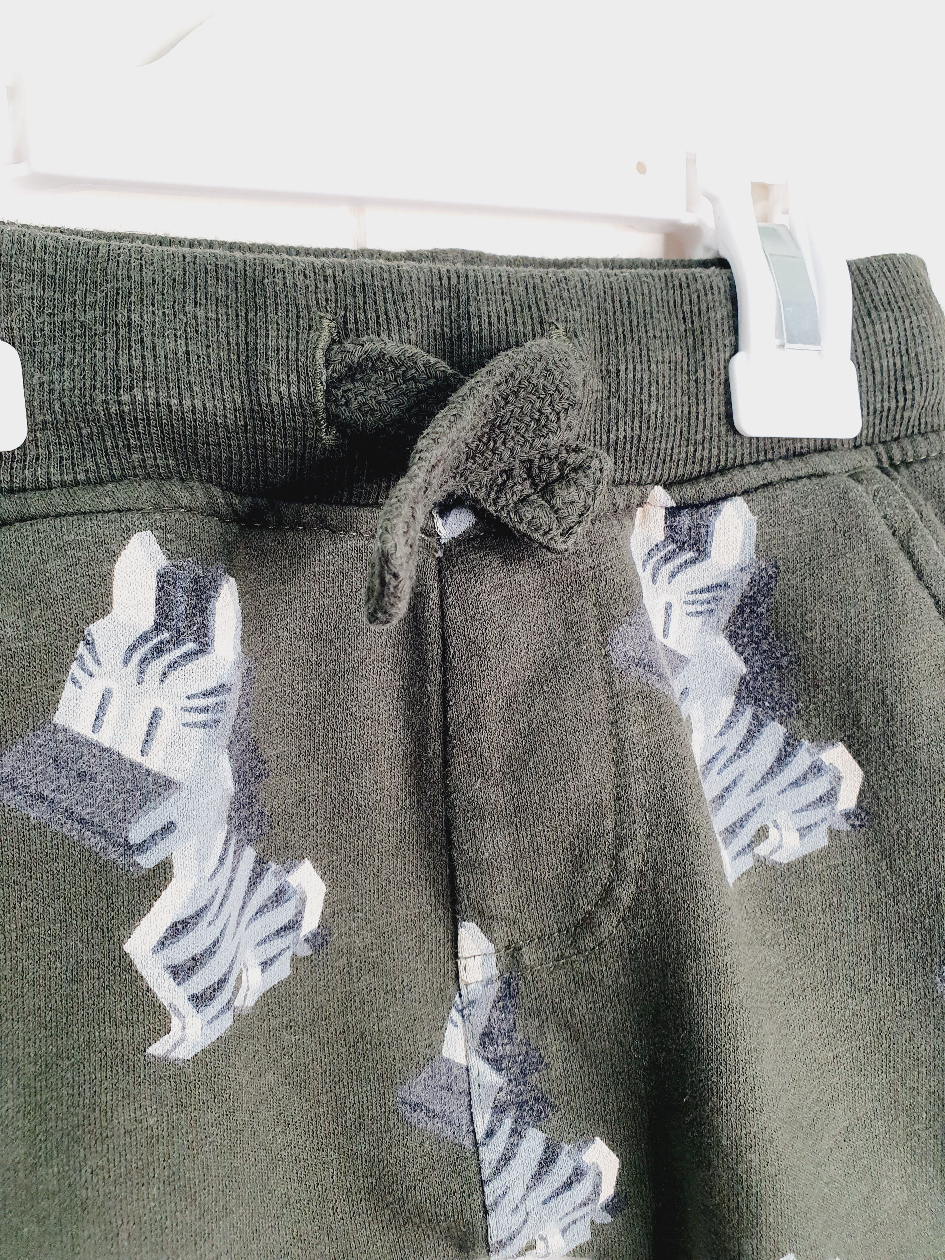 Next zebra print boys joggers 3-6 months