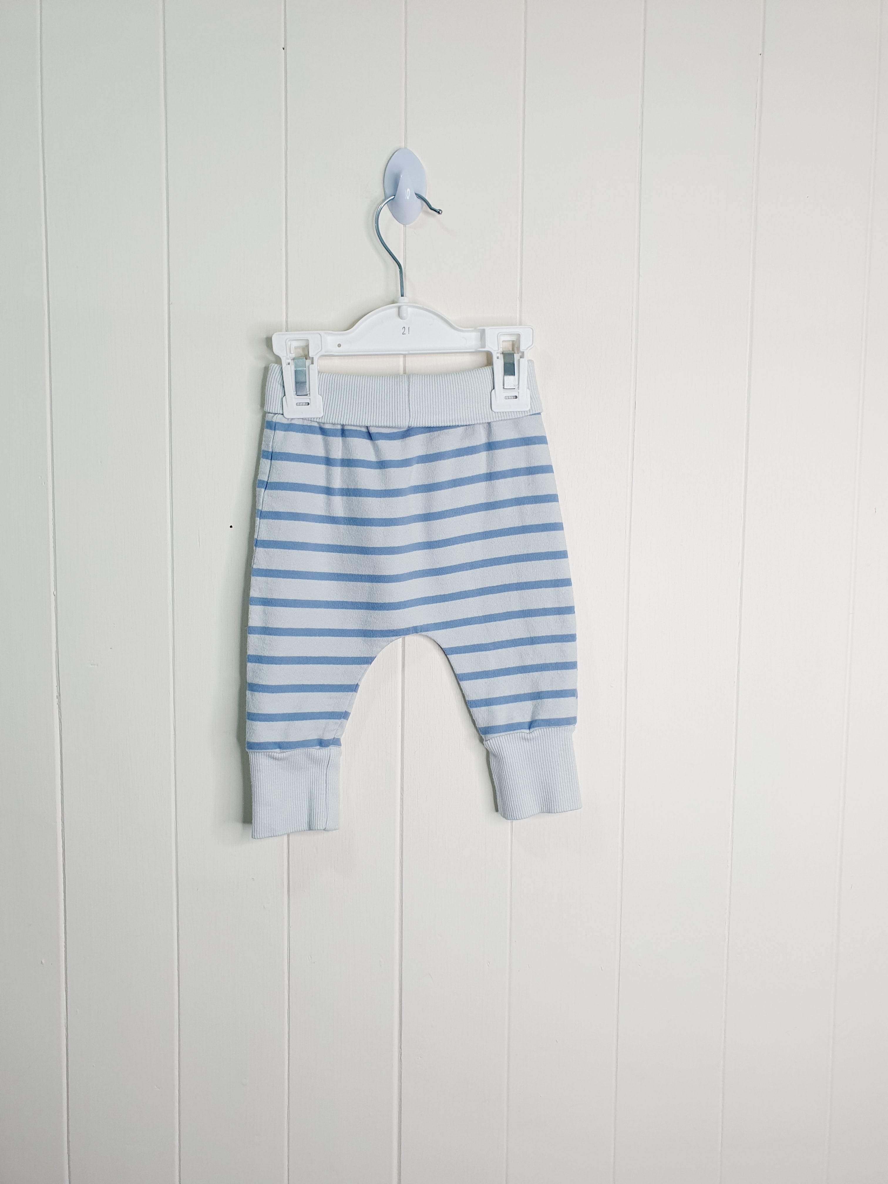 Mothercare stripy boys joggers 1-3 months