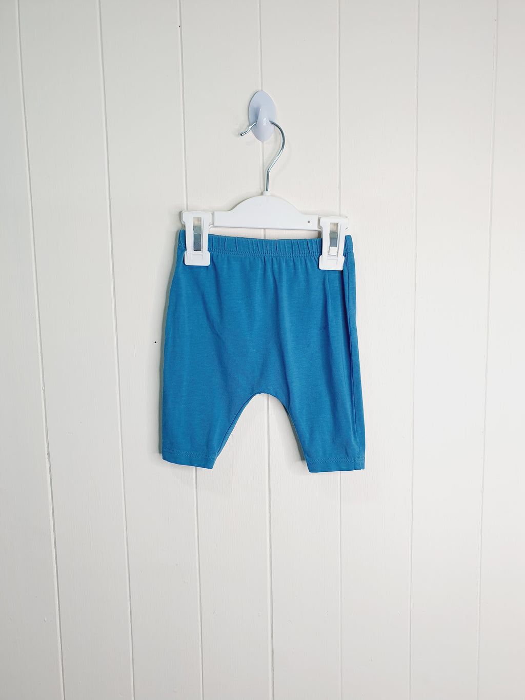 TU plain blue leggings up to 1 months