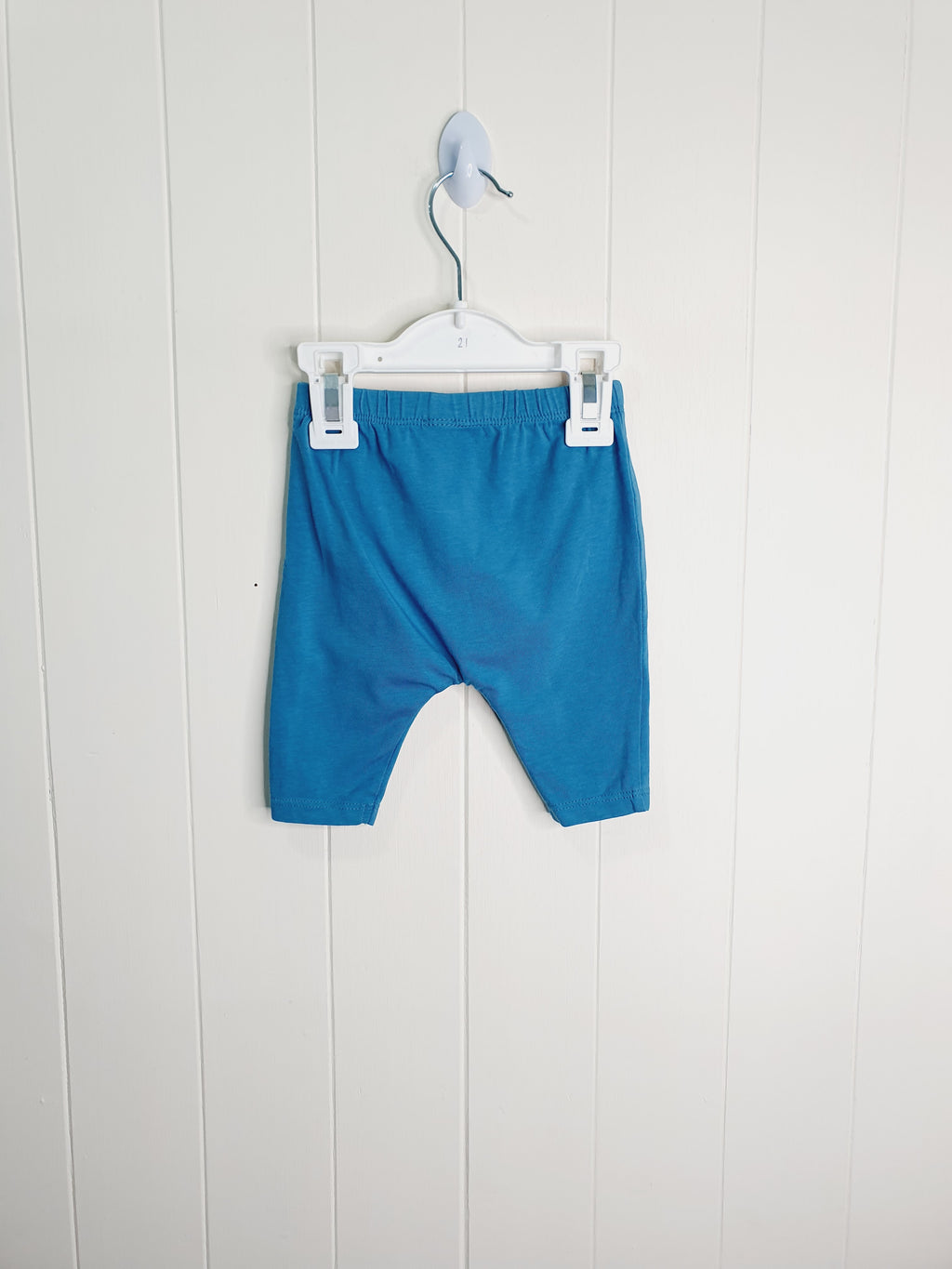 TU plain blue leggings up to 1 months