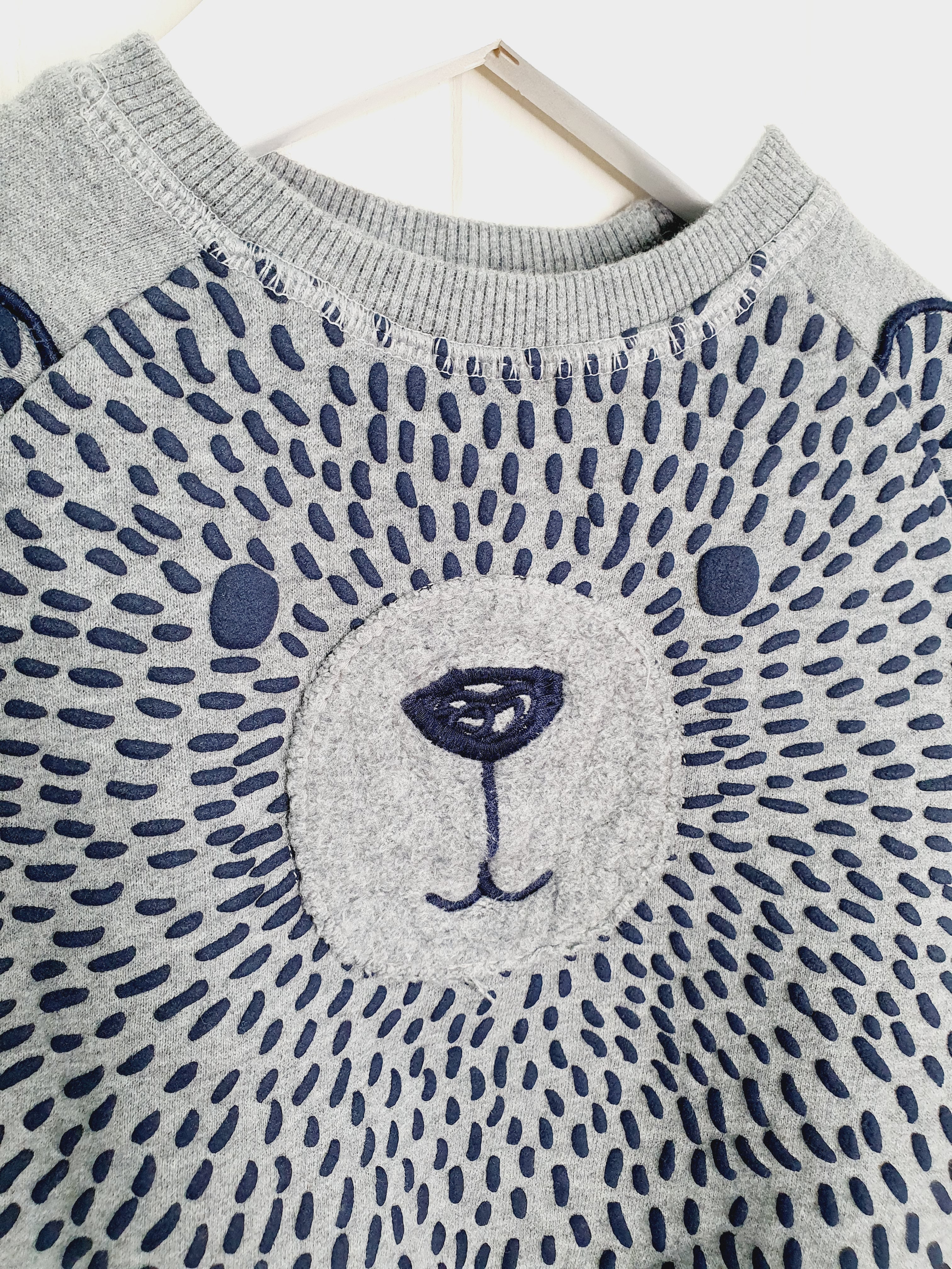 Mothercare baby sweatshirt with bear applique 9-12 months