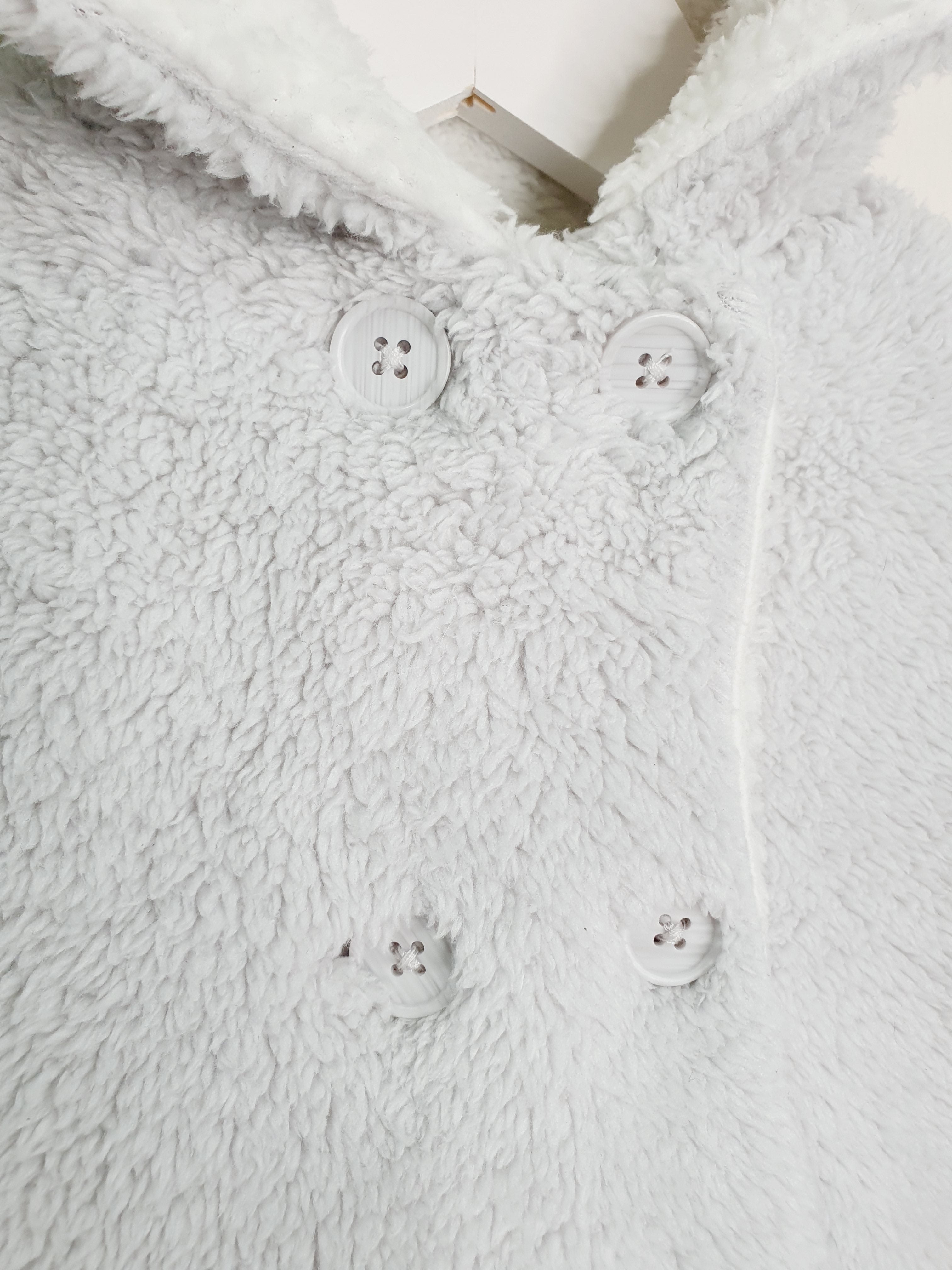 Matalan fleece hooded jacket 3-6 months