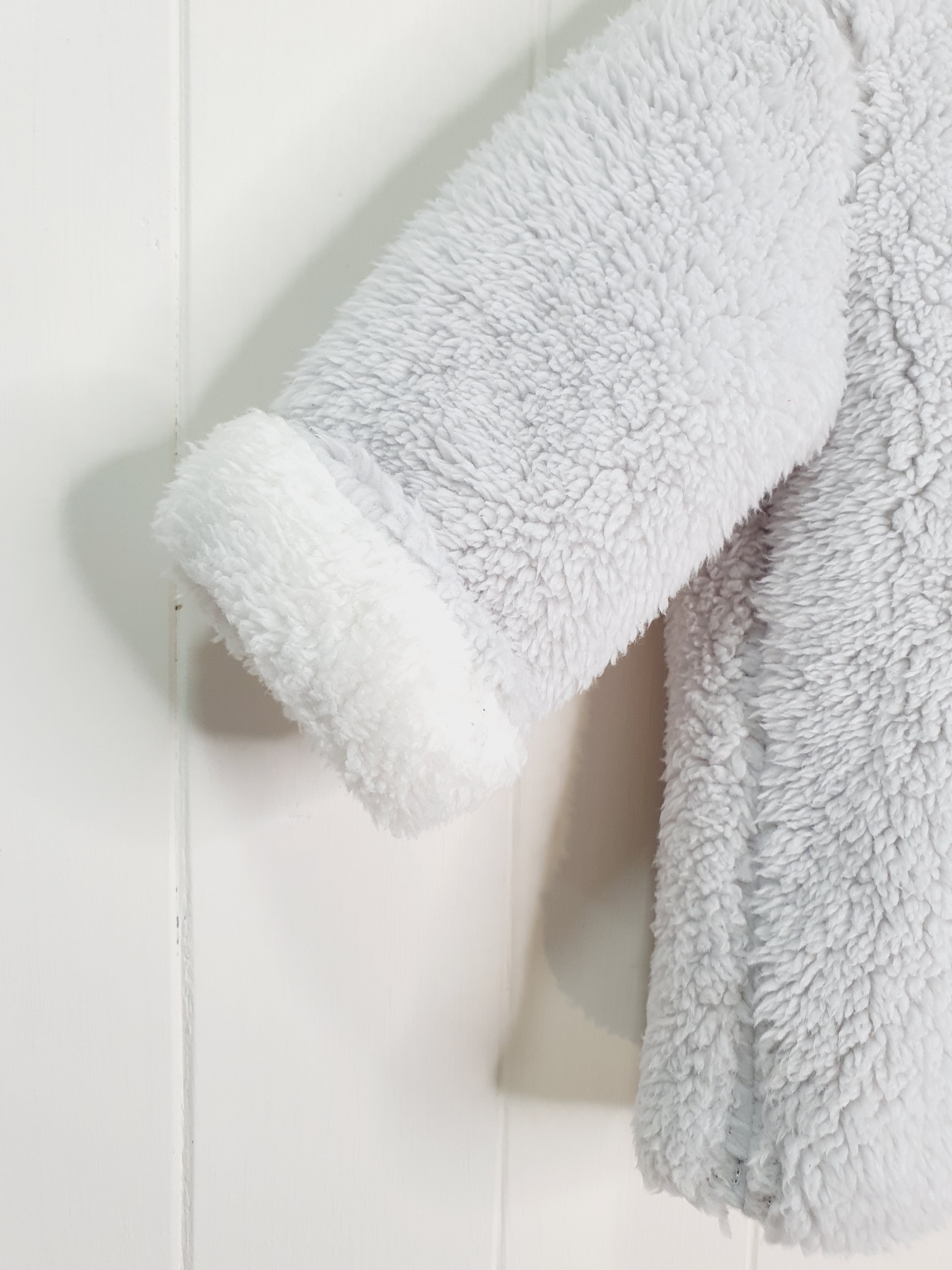 Matalan fleece hooded jacket 3-6 months