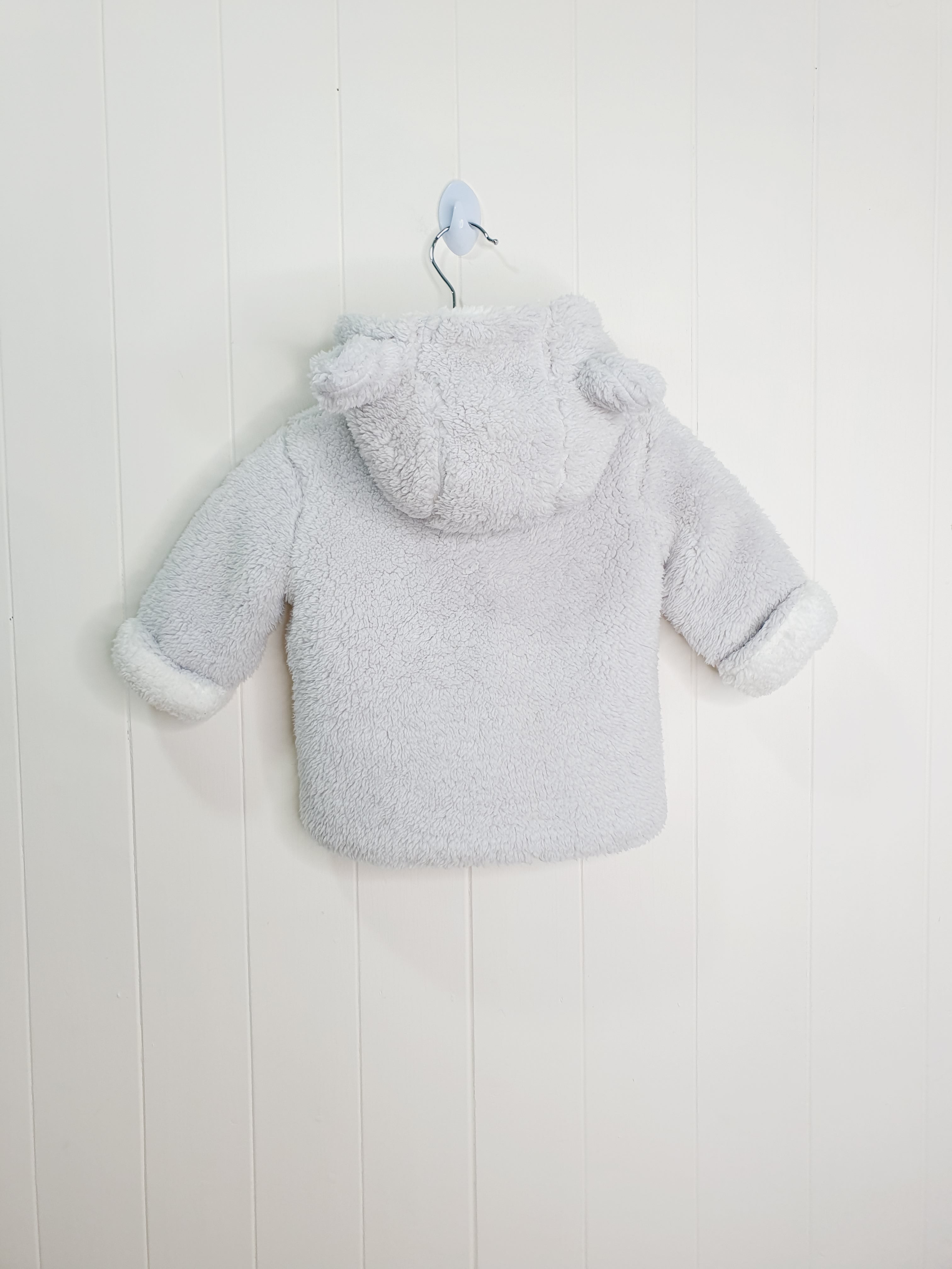 Matalan fleece hooded jacket 3-6 months