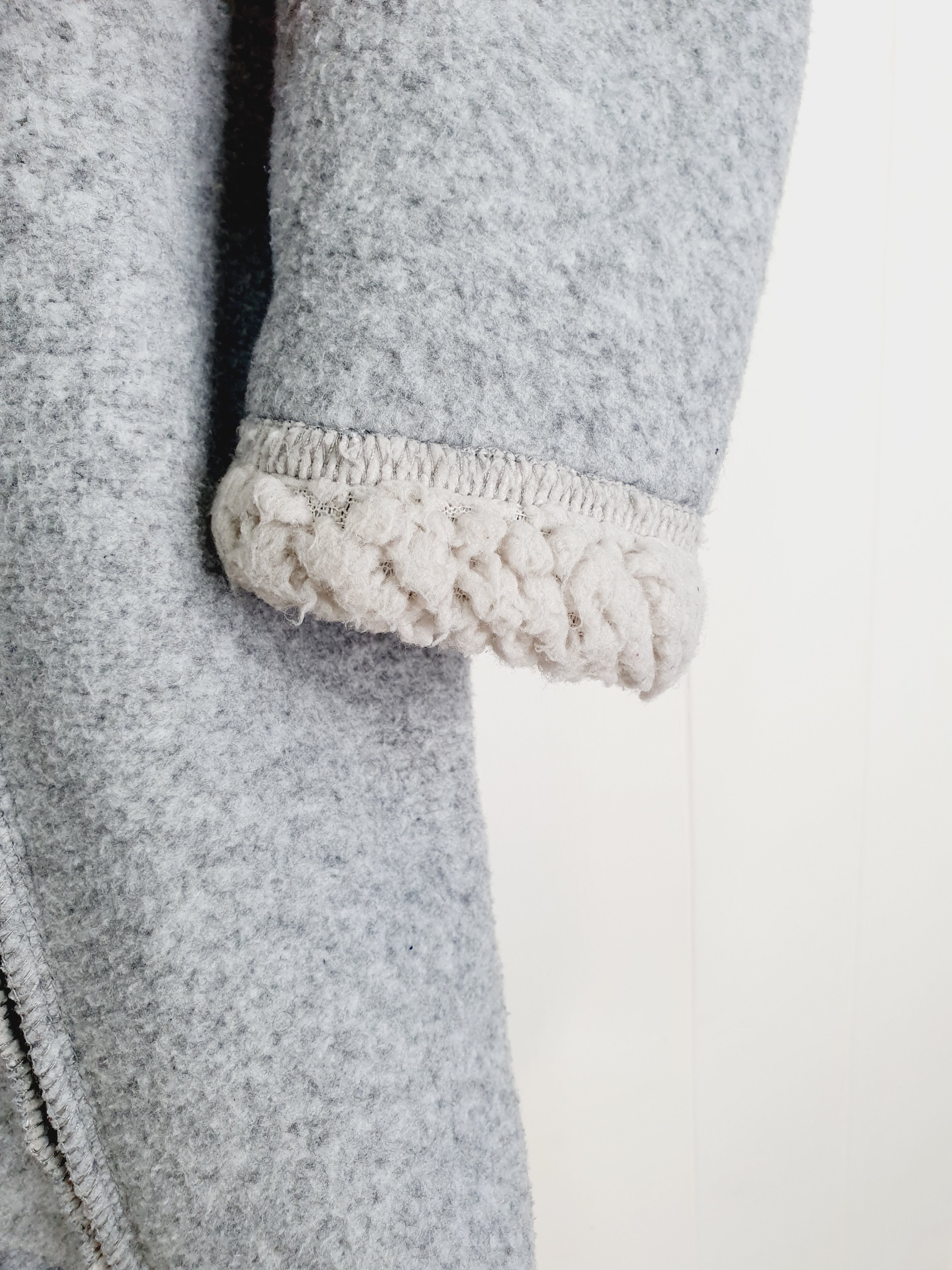 So Cute grey hooded zip up pramsuit 6-9 months