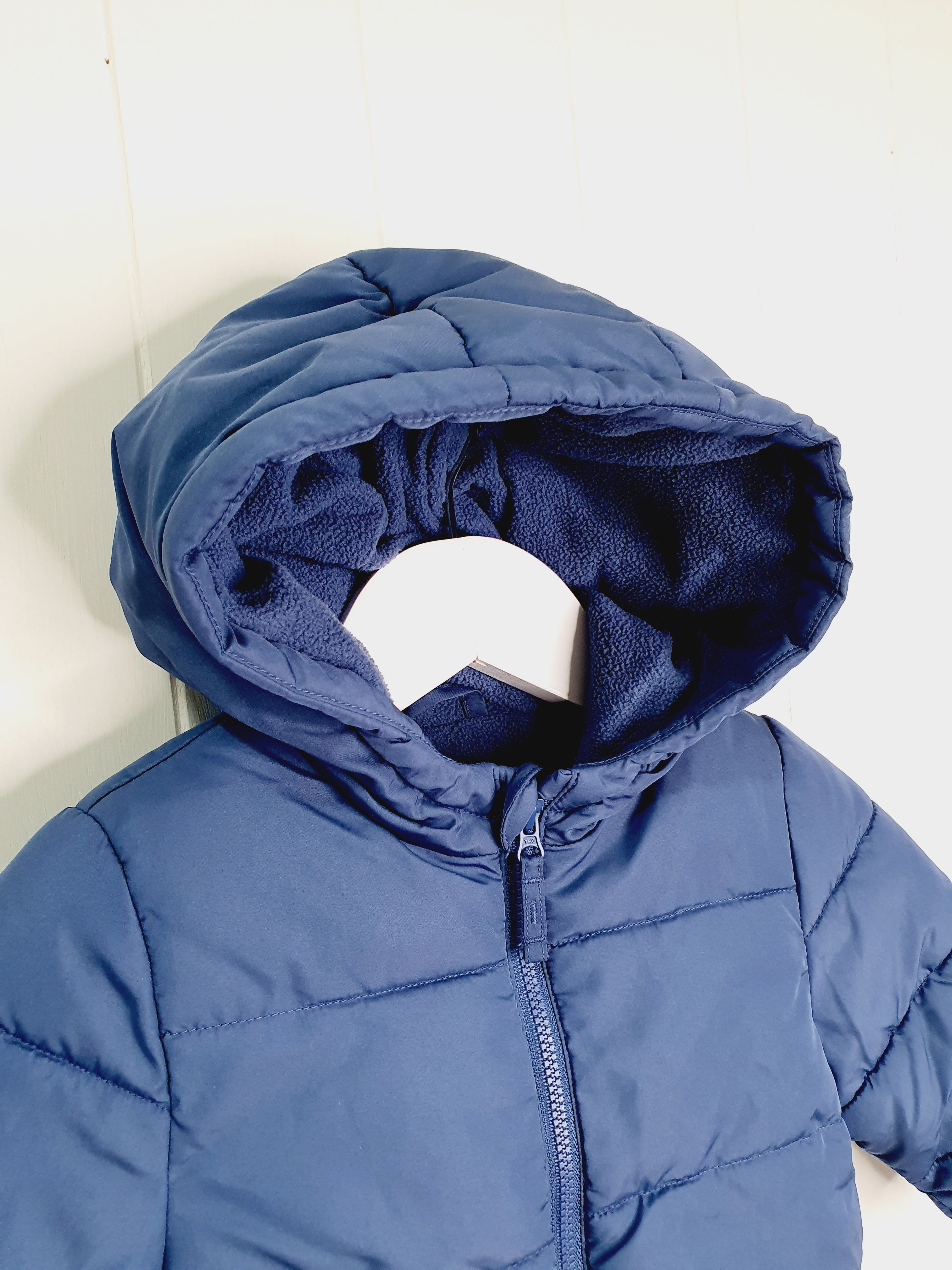 Fred&Flo navy hooded jacket 3-6 months