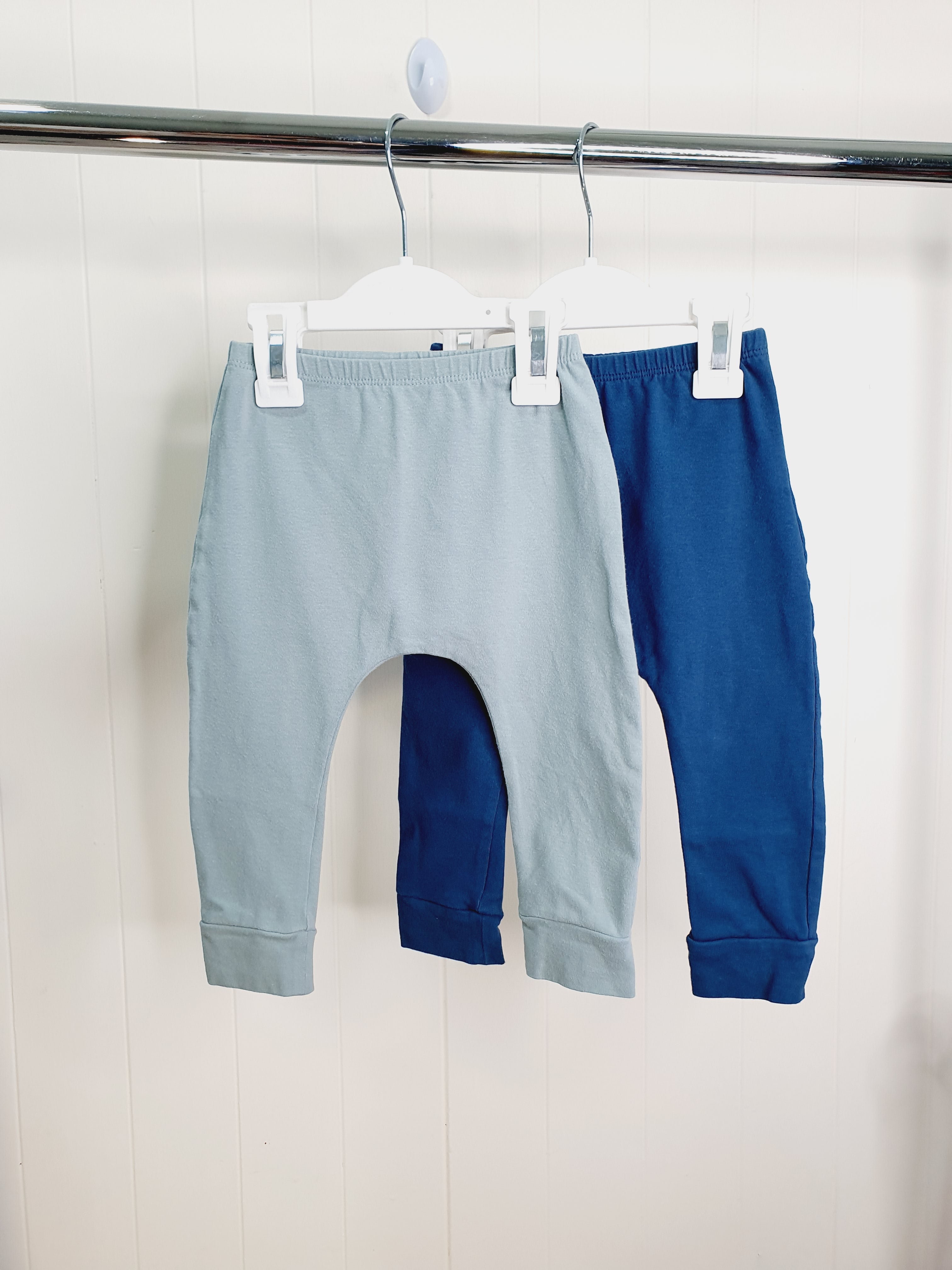 Next blue leggings 9-12 months