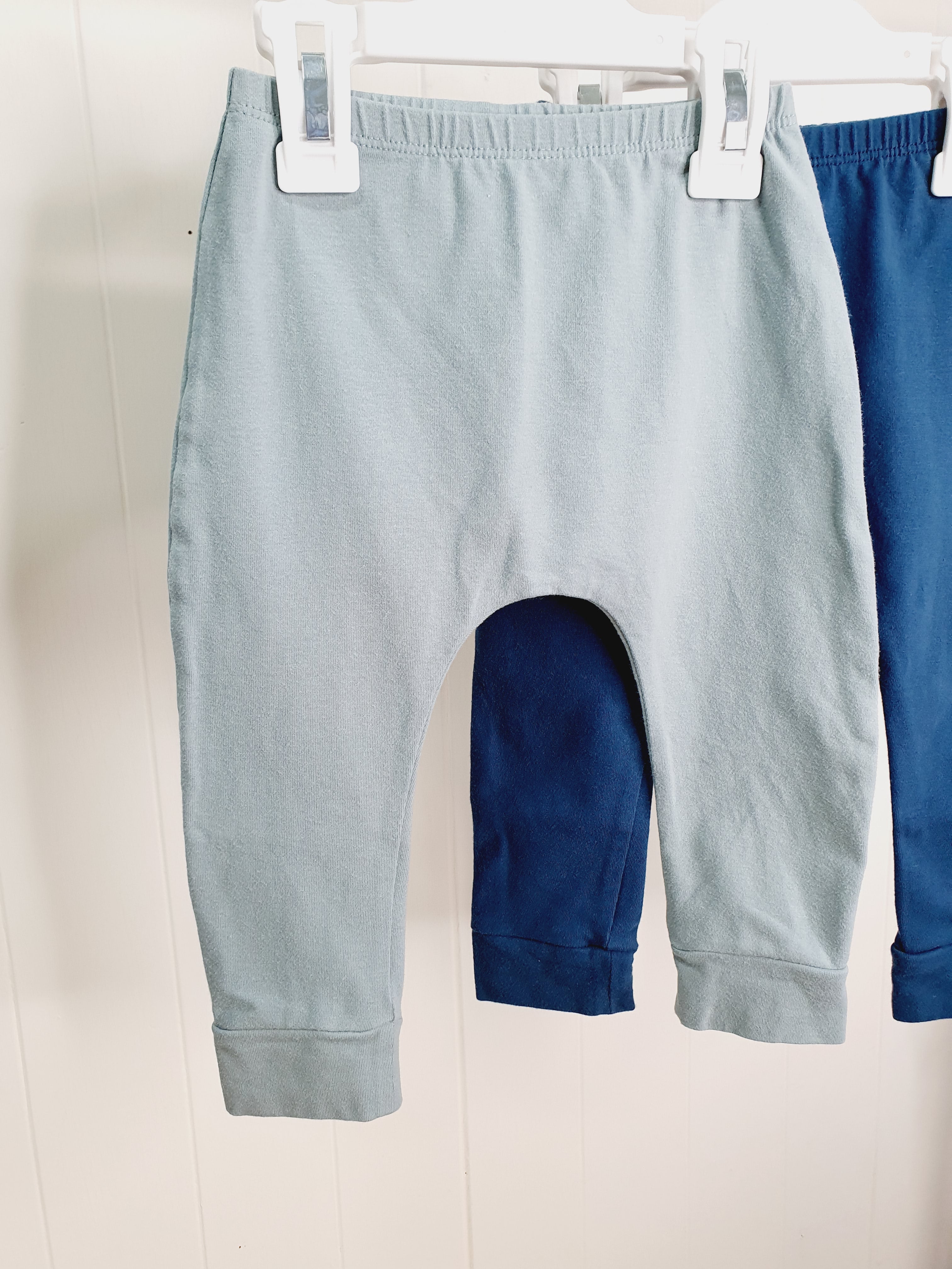 Next blue leggings 9-12 months