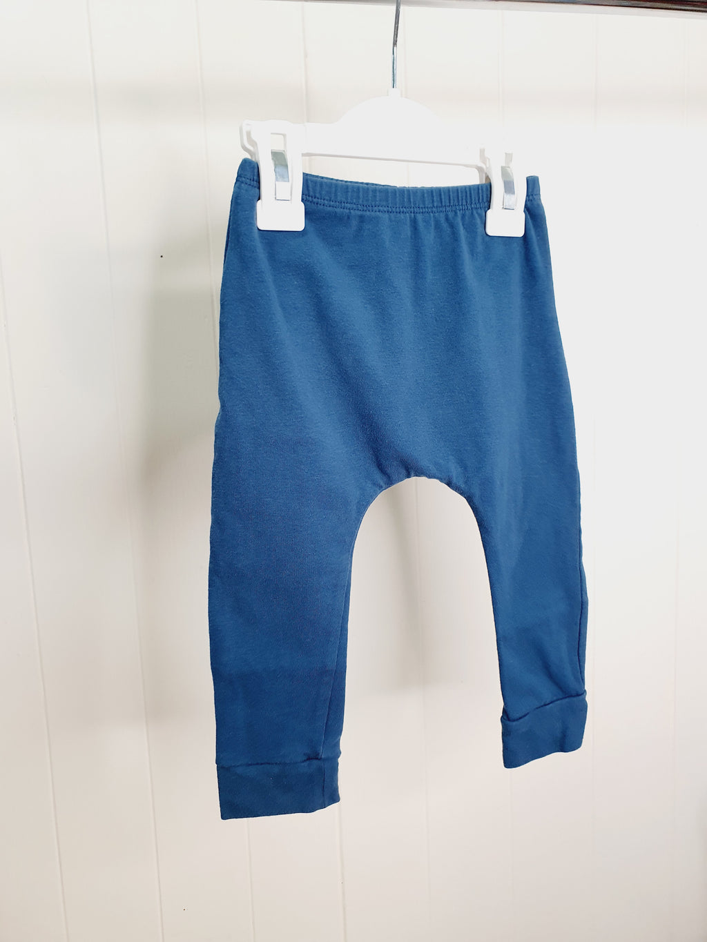 Next blue leggings 9-12 months