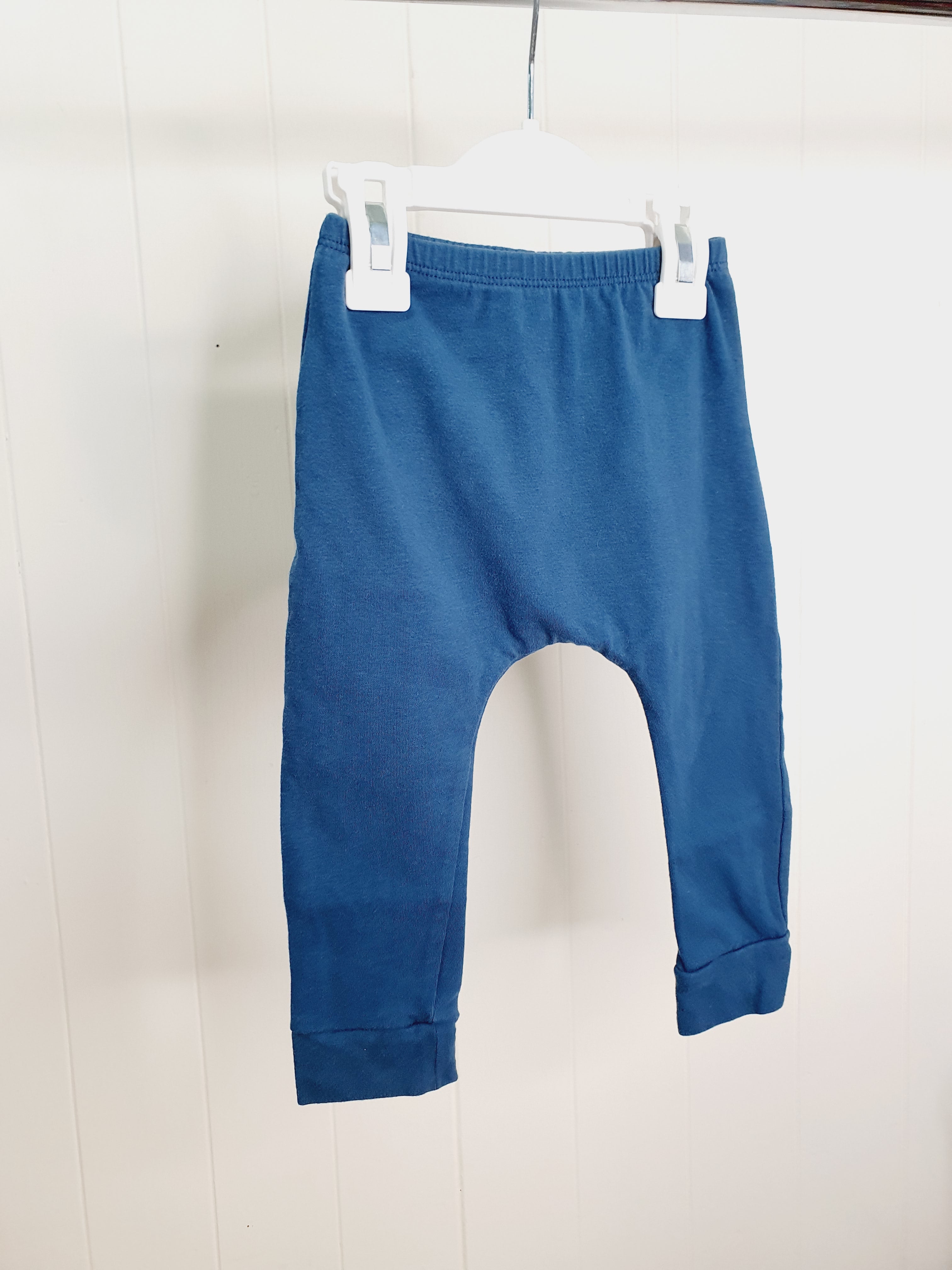 Next blue leggings 9-12 months