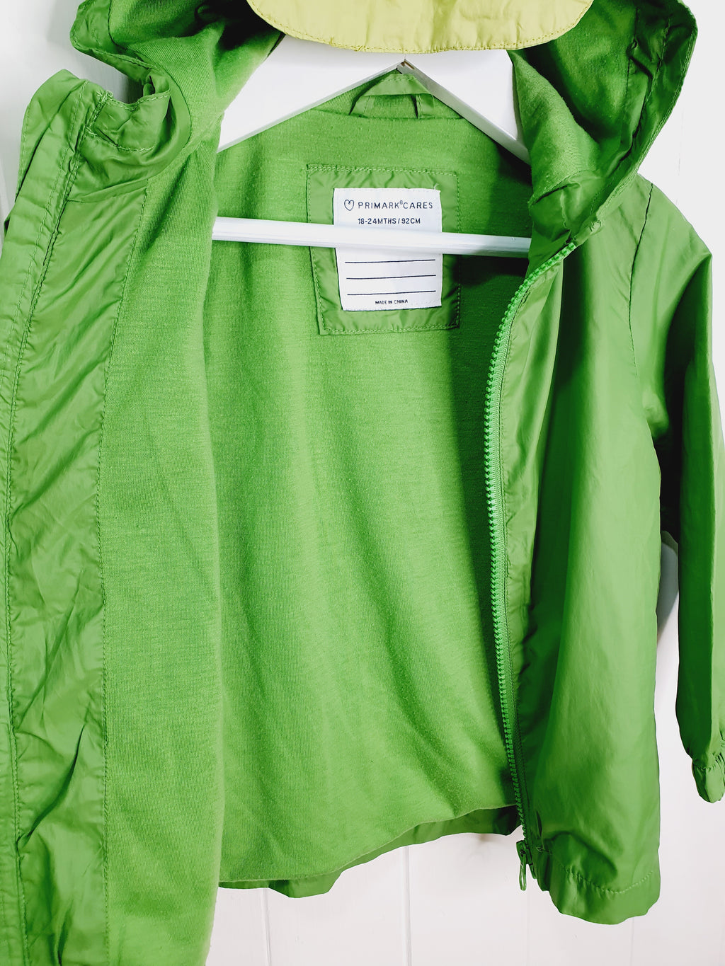 Primark lightweight shower resistant jacket 18-24 months