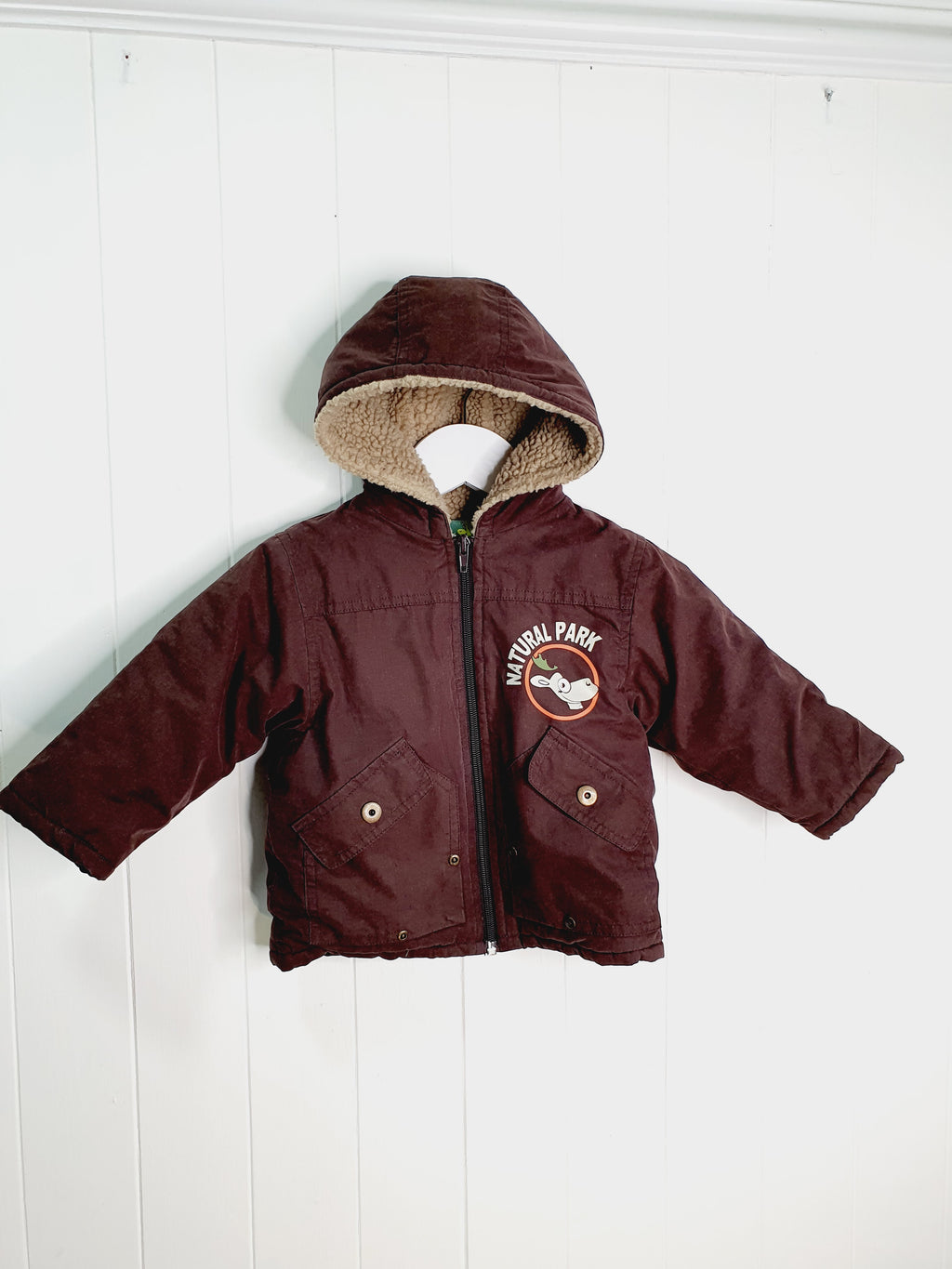 Joy&Fun brown boys jacket 12 months