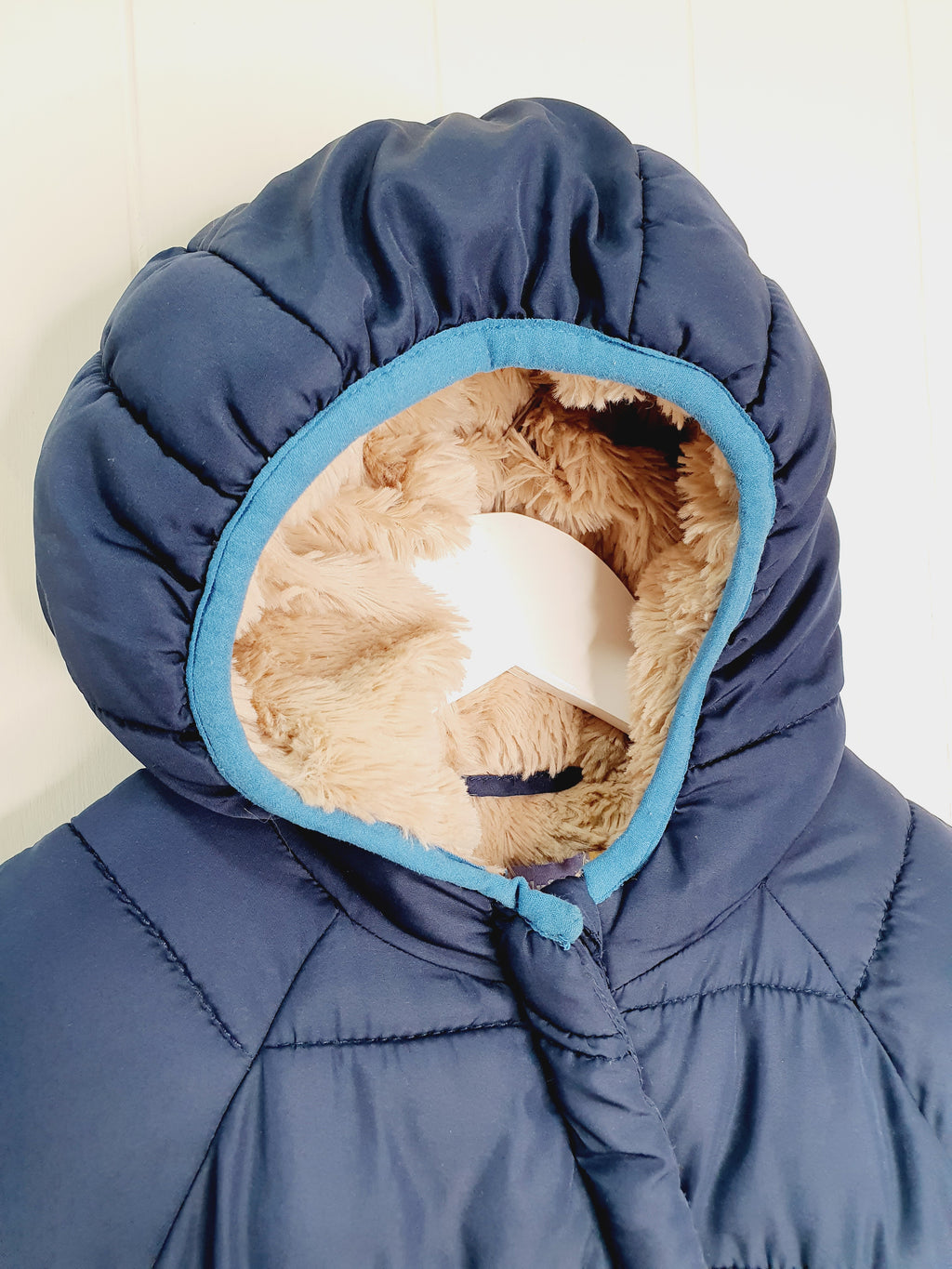 Lily&Dan navy pramsuit/snowsuit 6-12 months