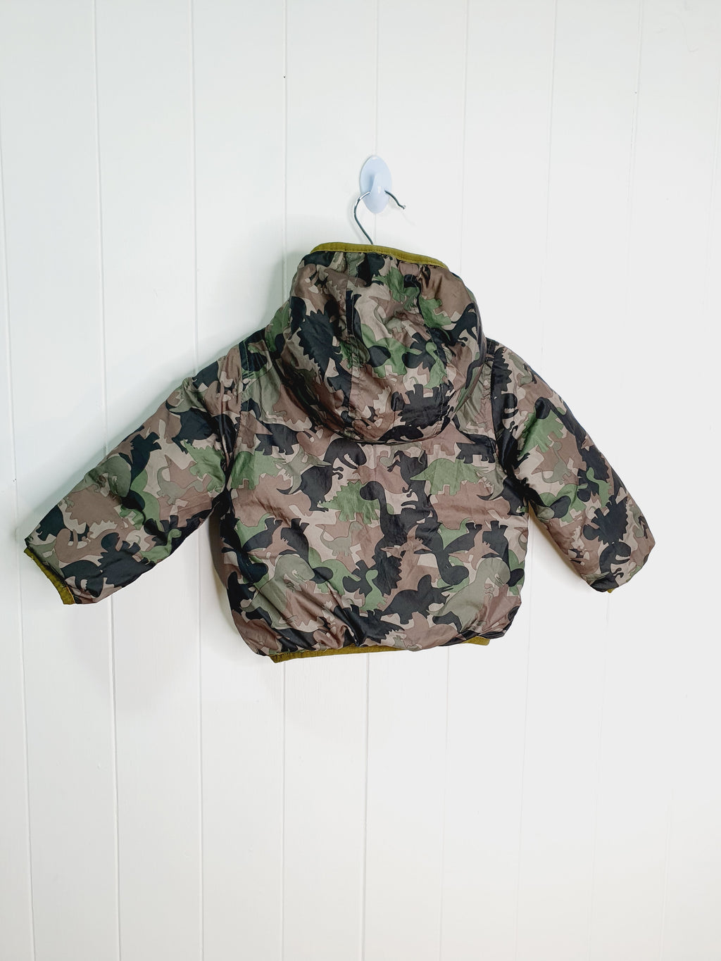 Matalan boys hooded reversible jacket 9-12 months