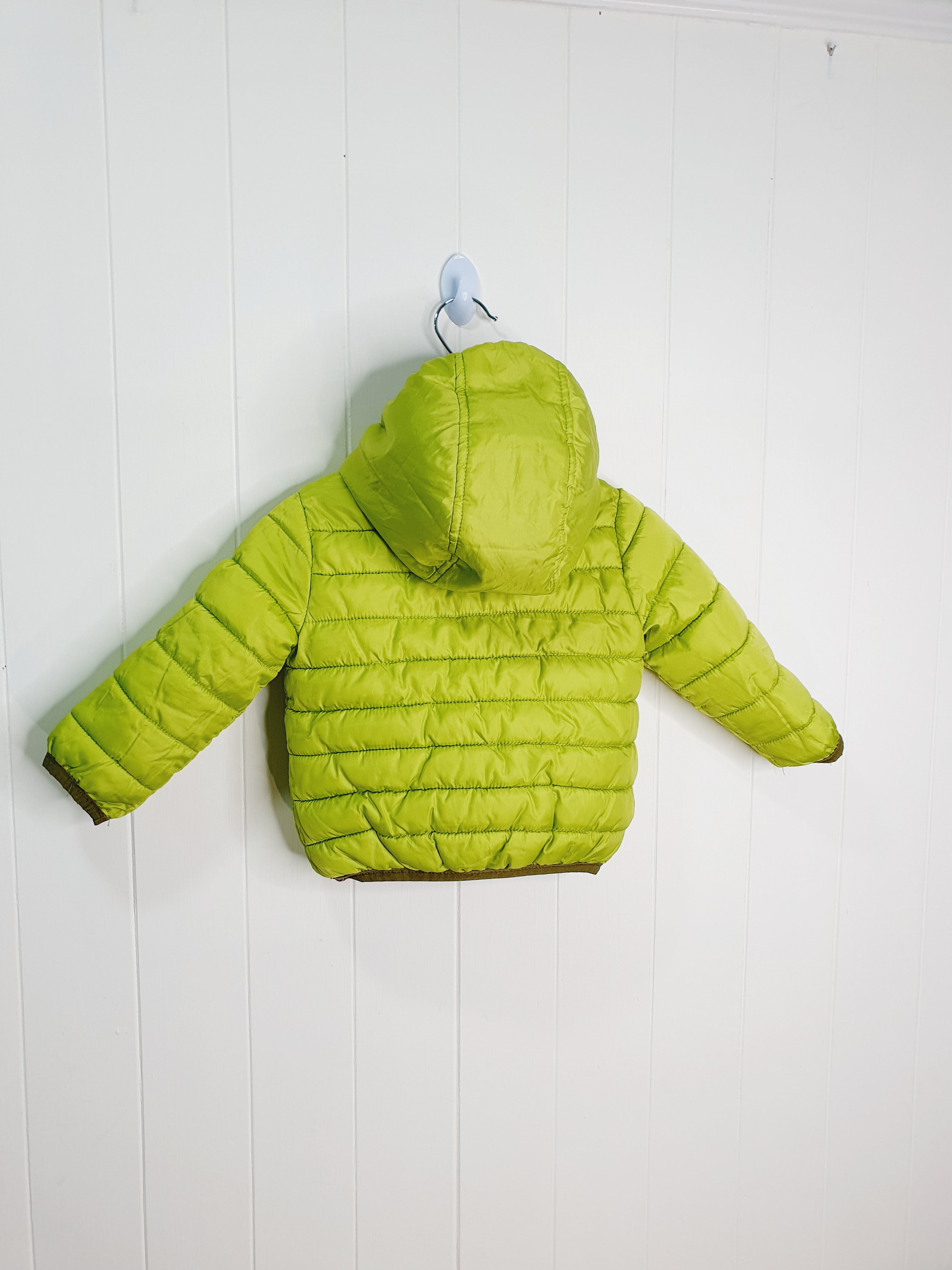 Matalan boys hooded reversible jacket 9-12 months