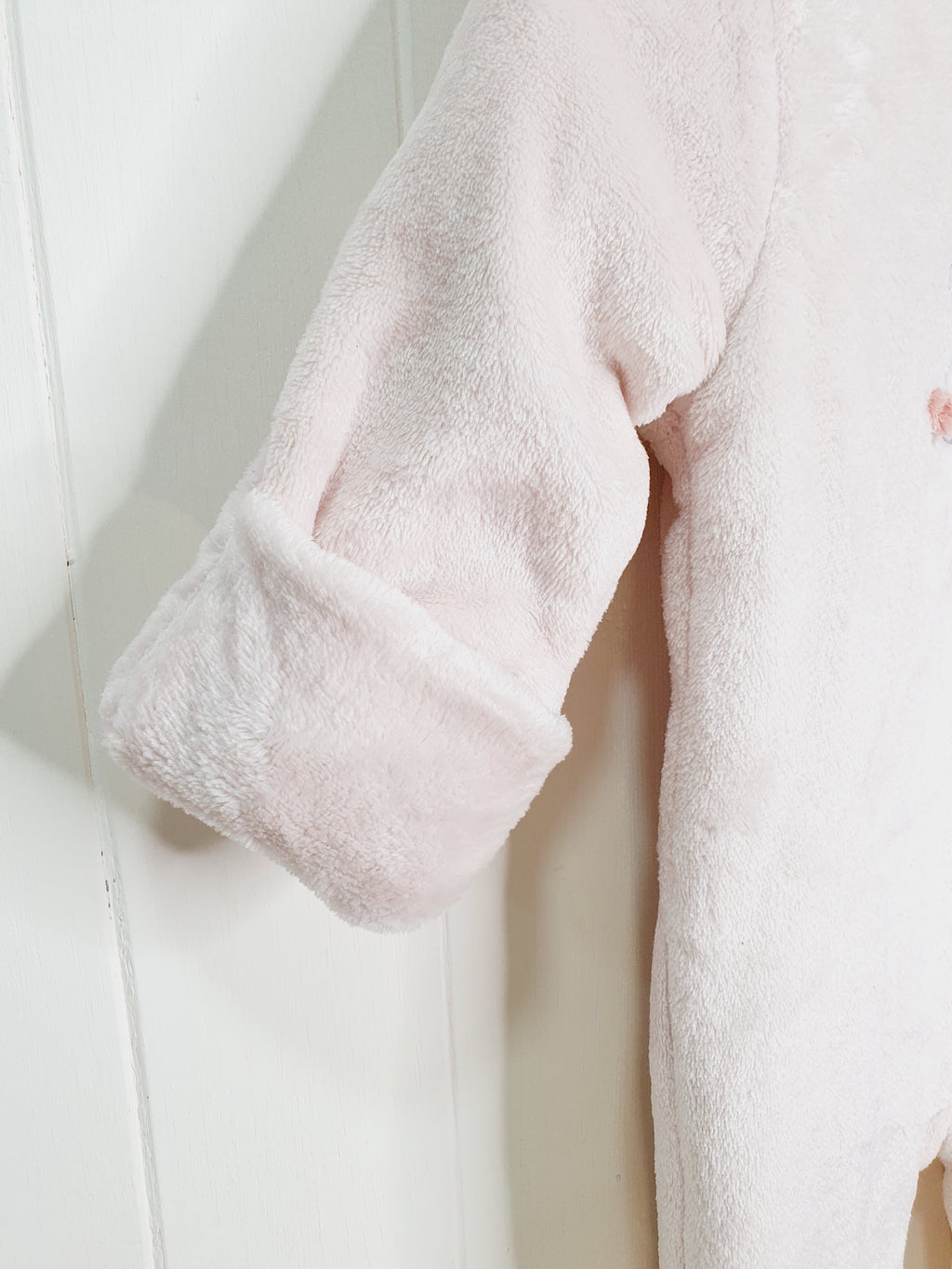 Mothercare fleece hooded pramsuit 3-6 months