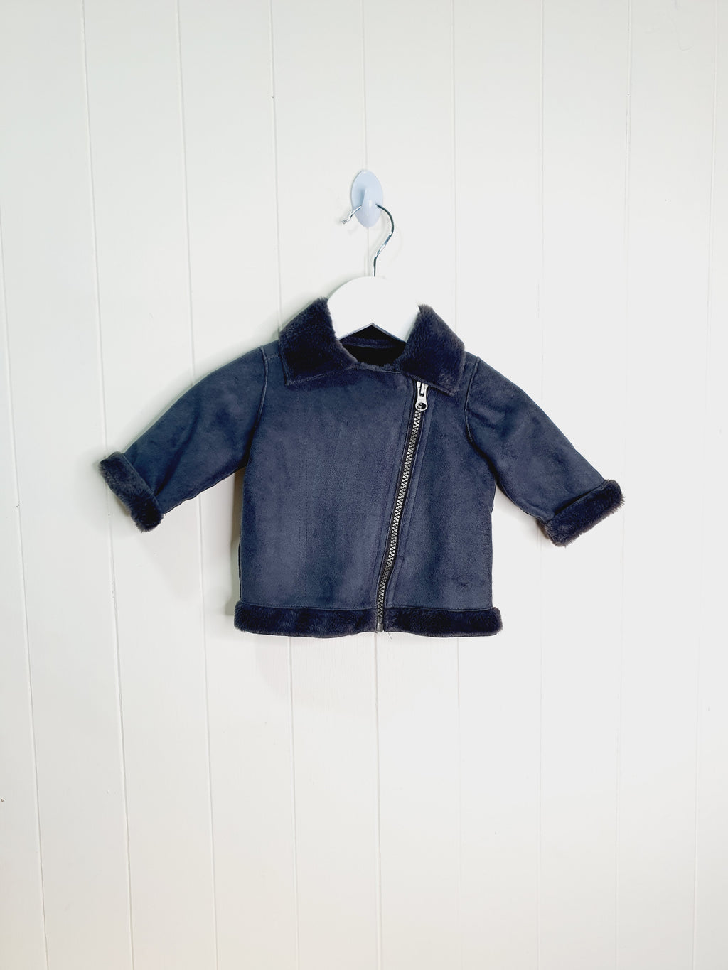 George faux suede girls jacket 0-3 months