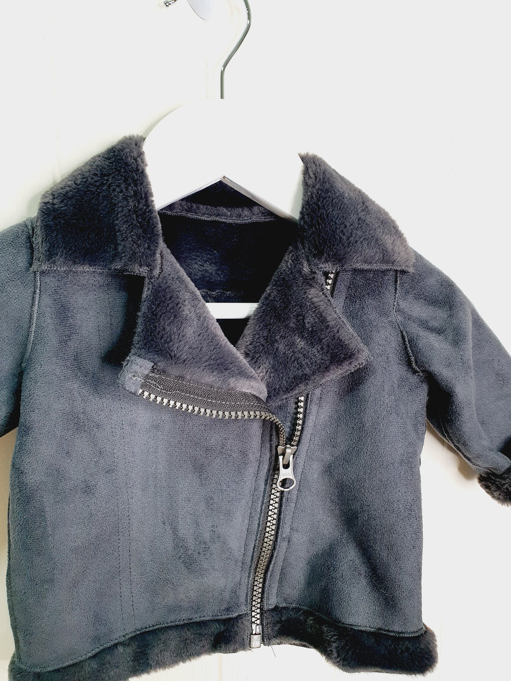George faux suede girls jacket 0-3 months