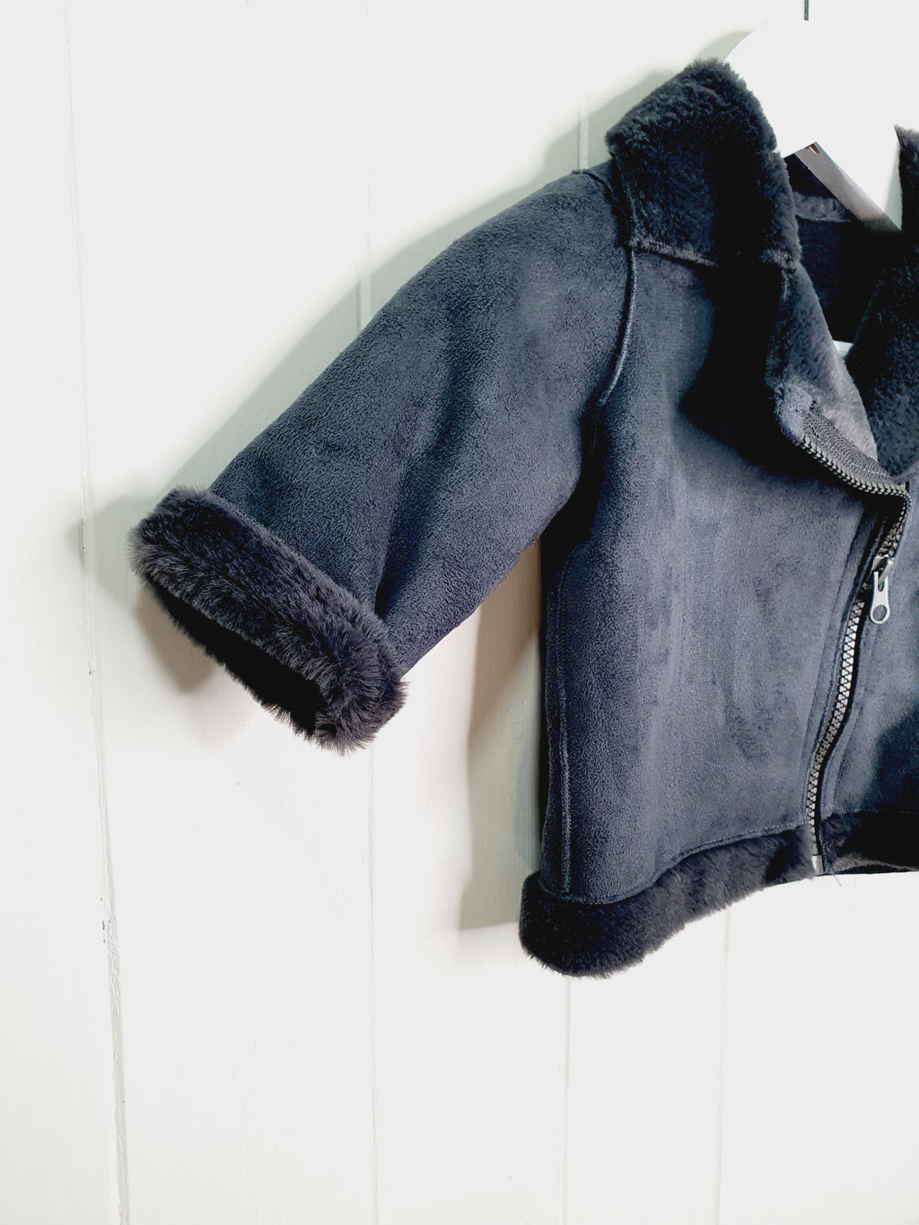 George faux suede girls jacket 0-3 months