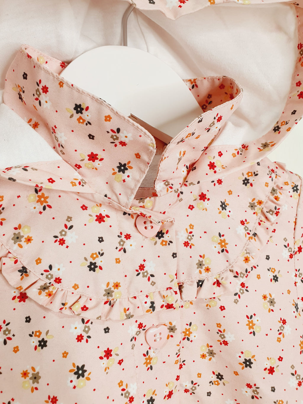 TU lightweight ditsy flowers print jacket 3-6 months