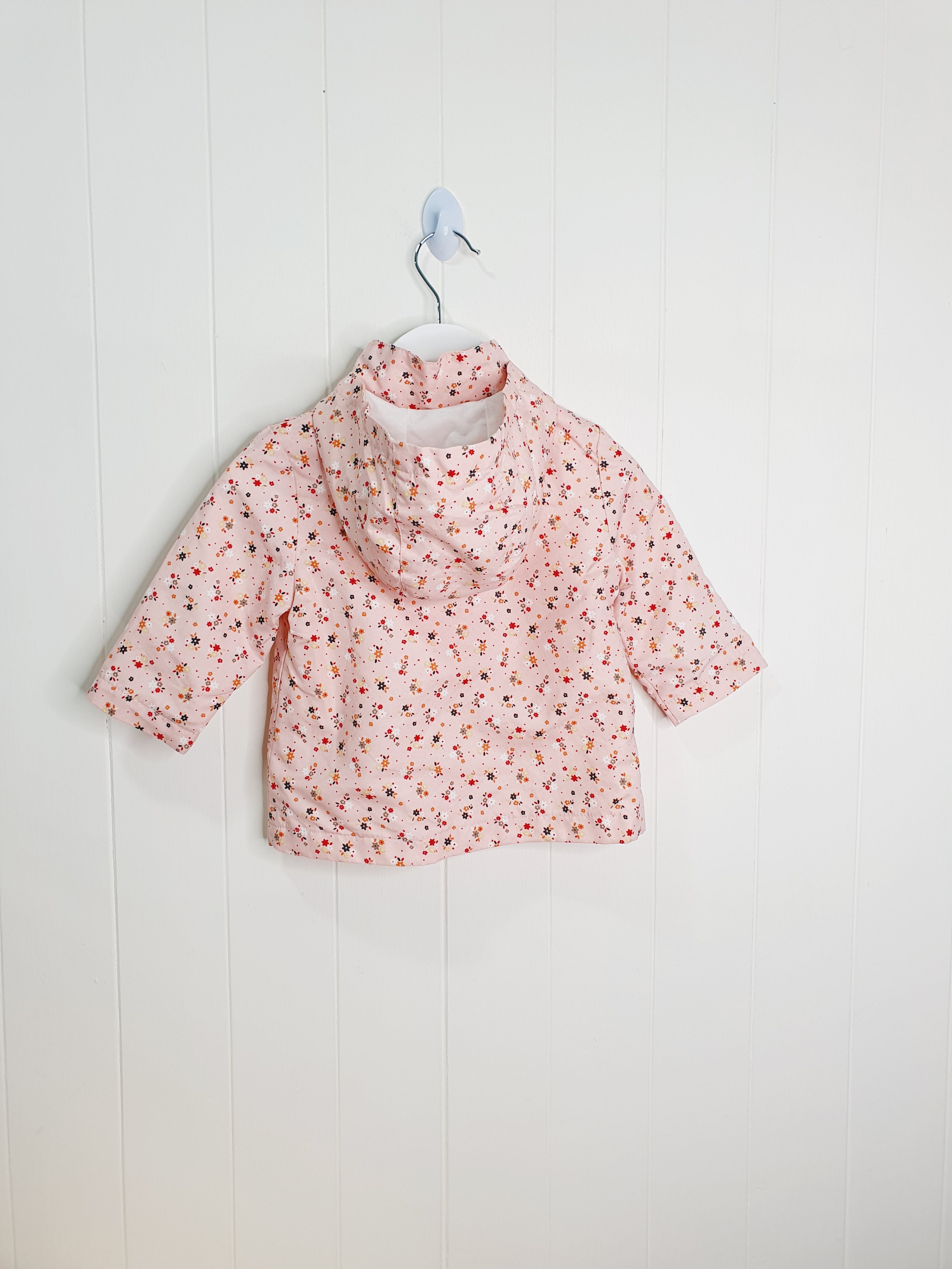 TU lightweight ditsy flowers print jacket 3-6 months