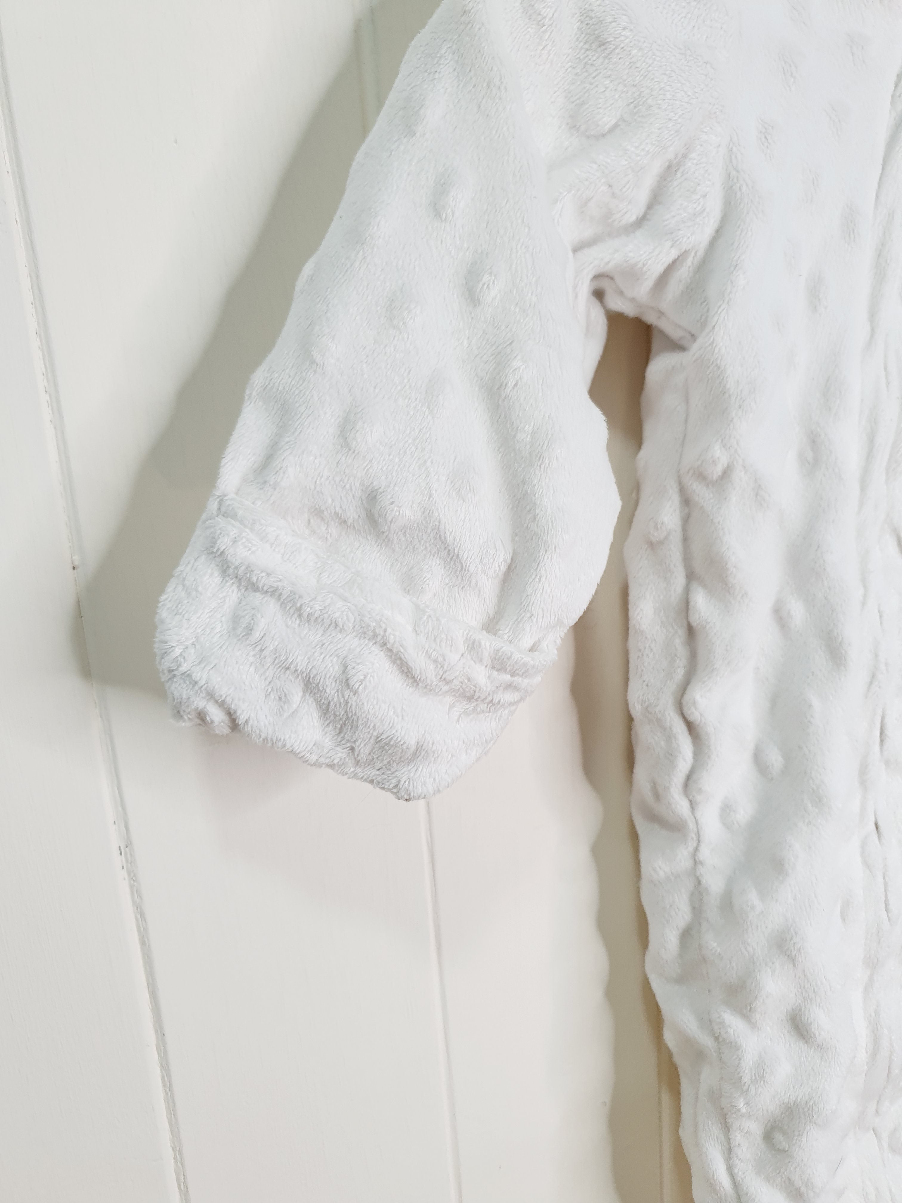 George lightweight popcorn fleece pramsuit 0-3 months