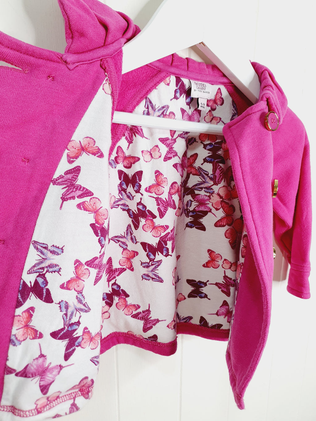 Ted Baker baby girl double-breasted coat 6-9 month