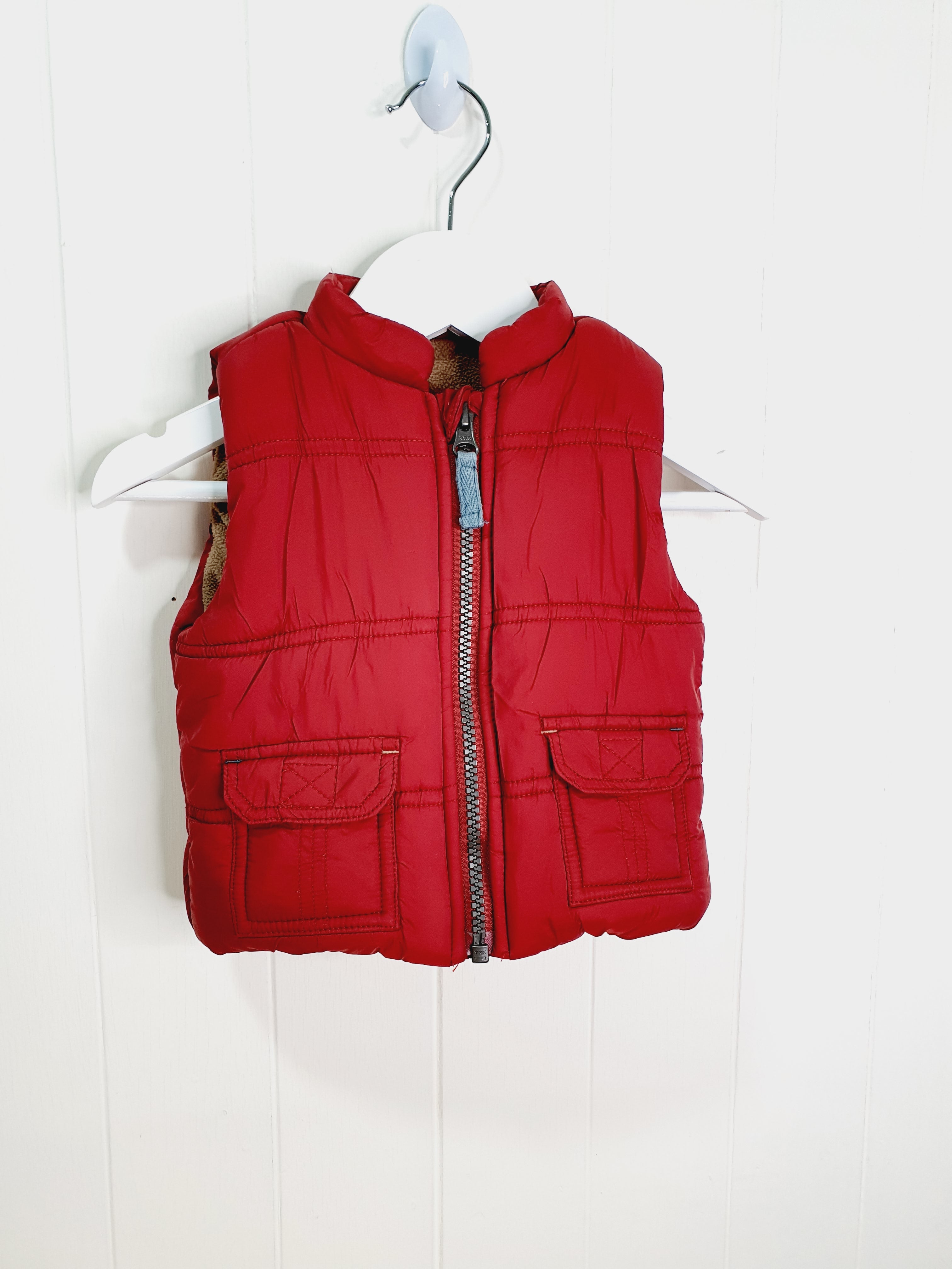 Nytmeg brown boys body warmer/gilet 0-3 months