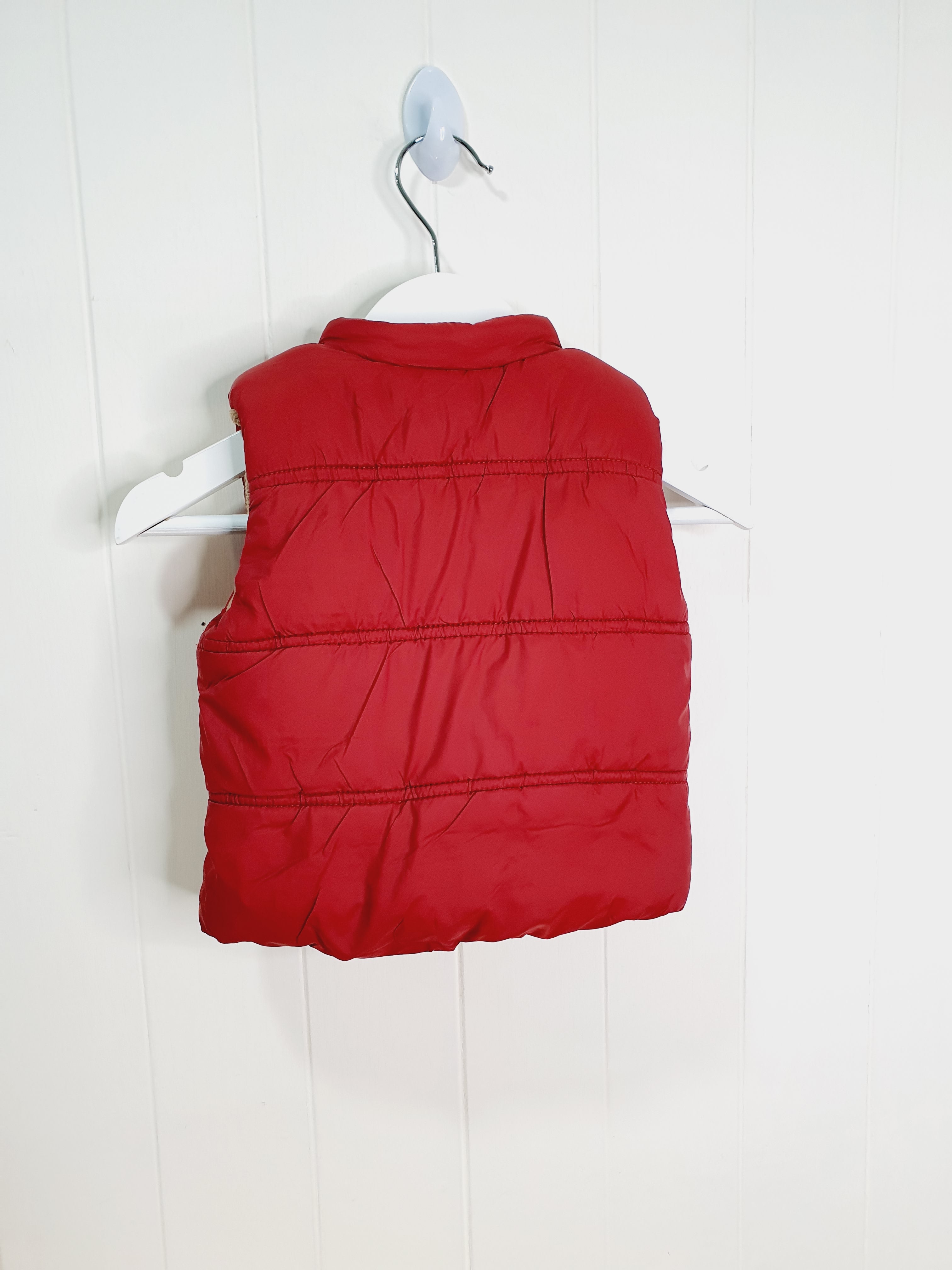 Nytmeg brown boys body warmer/gilet 0-3 months