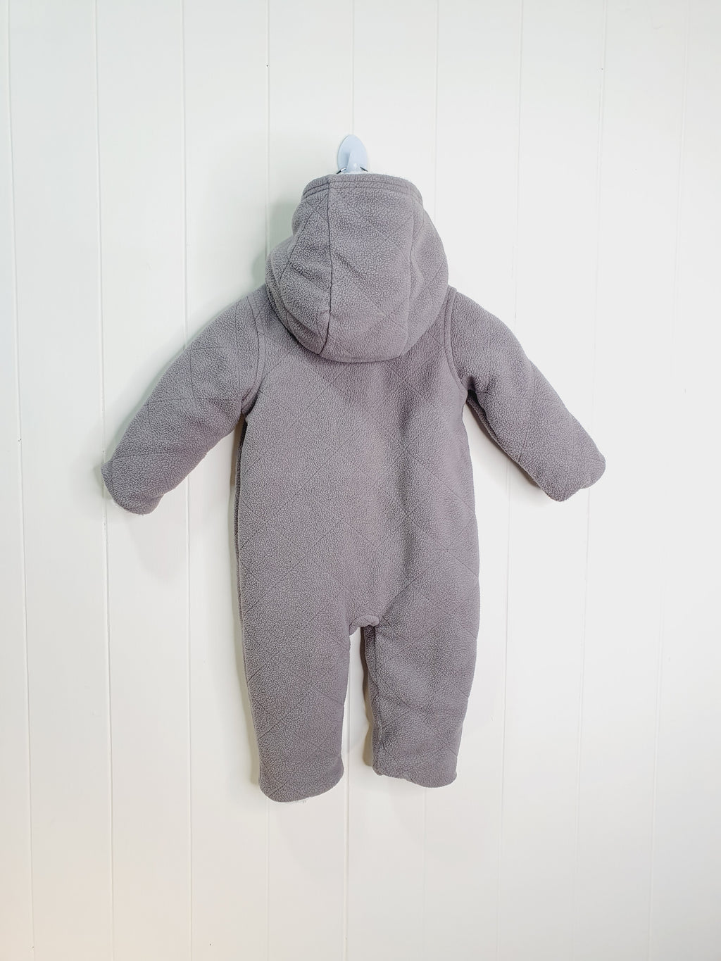 BabyGap grey zip up pramsuit 3-6 months