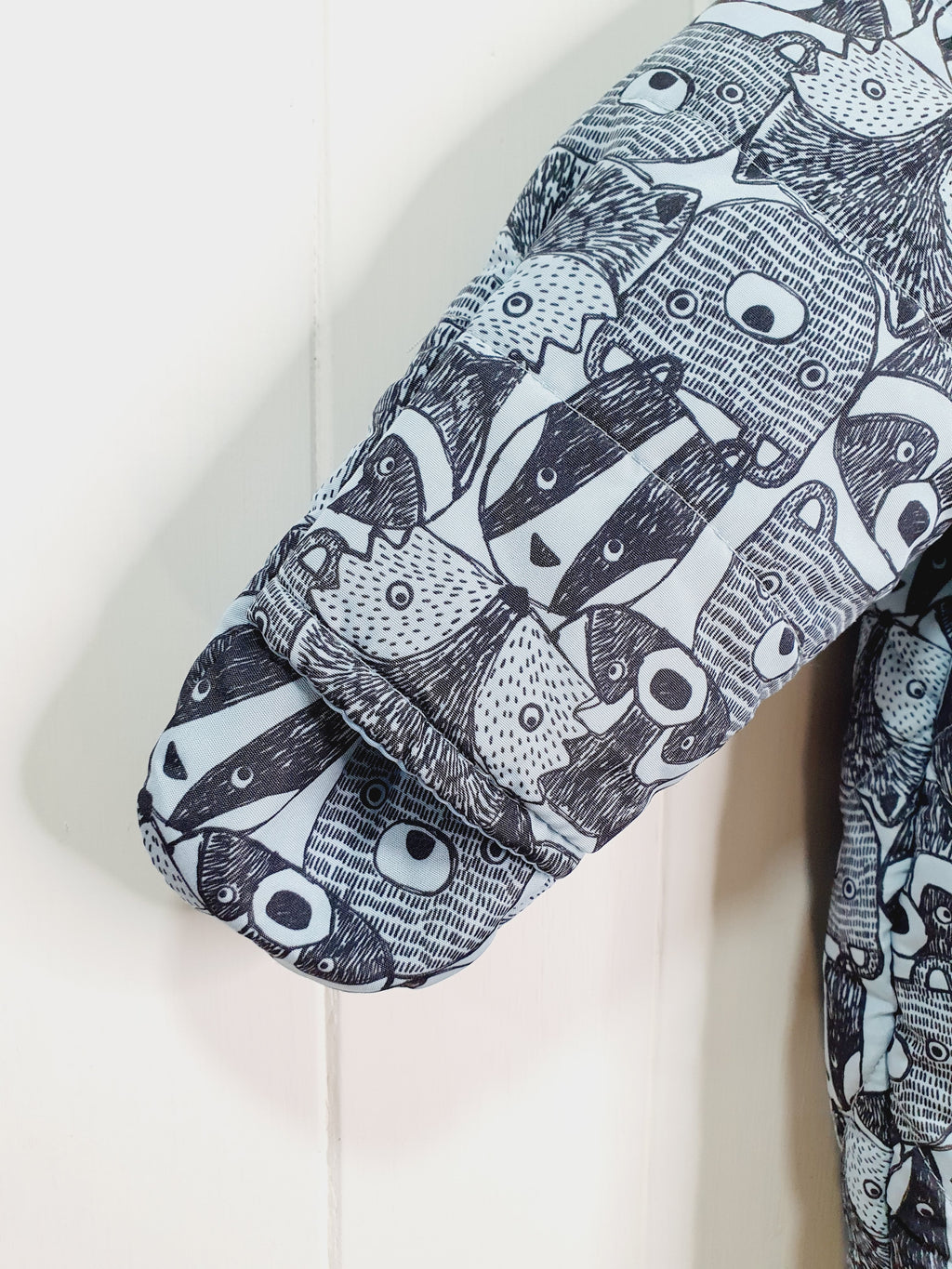 Nutmeg animal print pramsuit 3-6 months