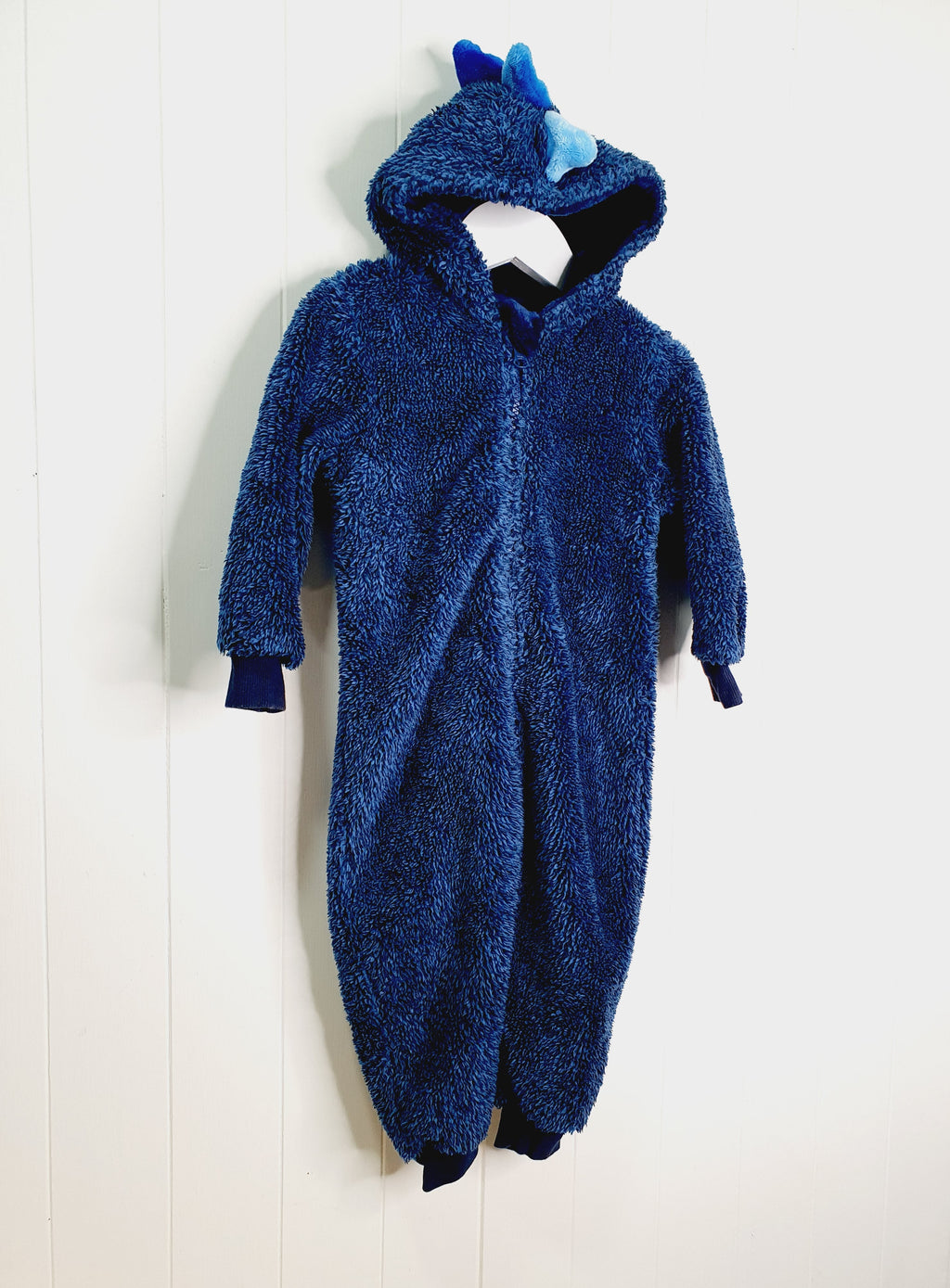 Next navy hooded onesie 12-18 months