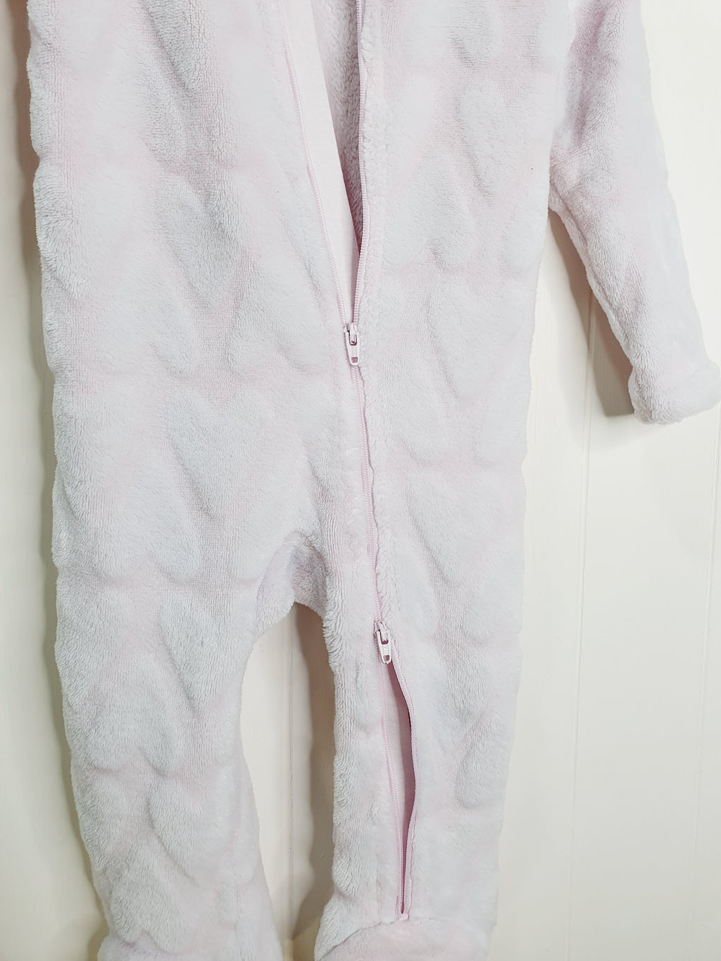 Nutmeg 9-12 months fleece sleepsuit