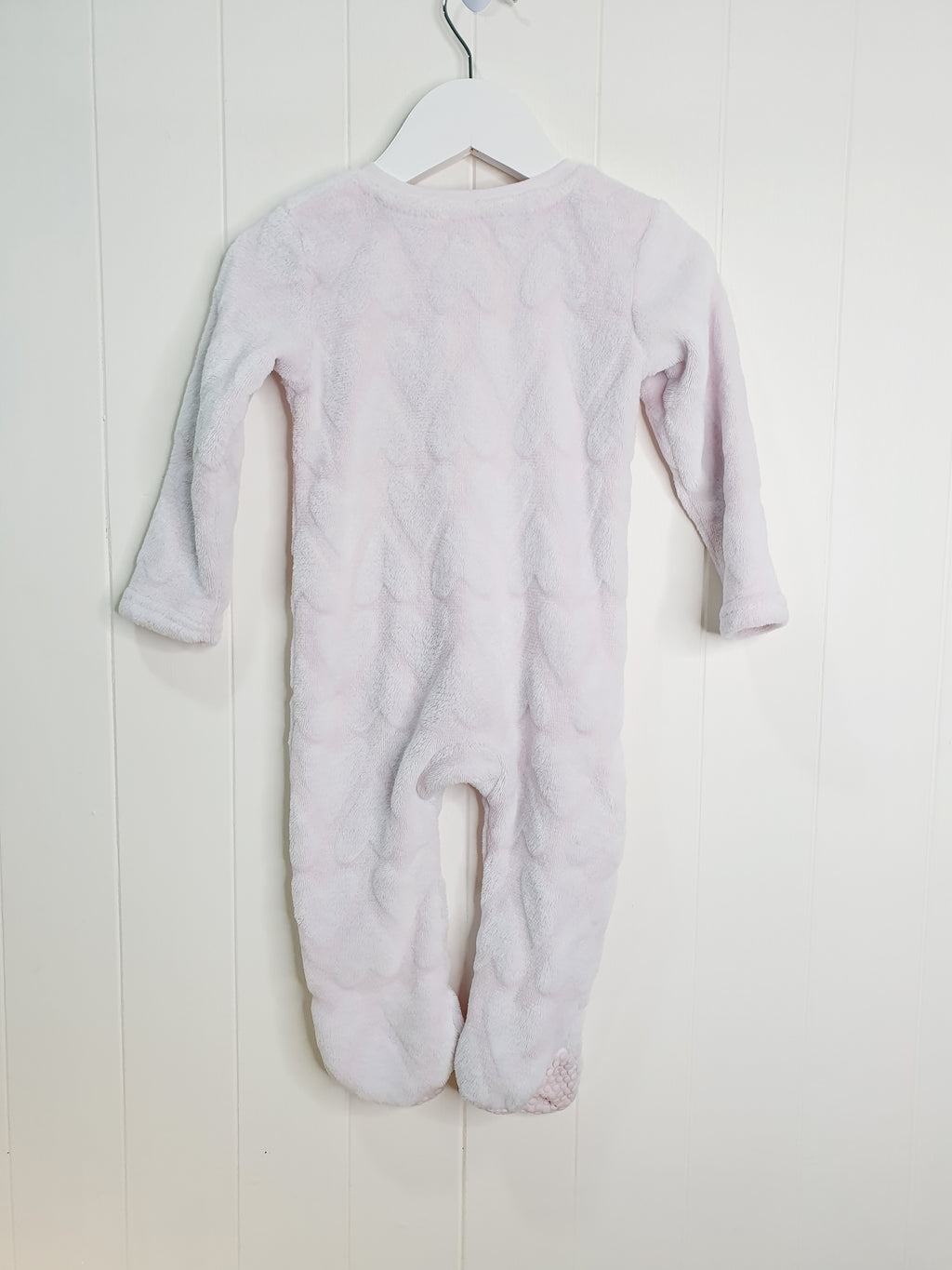 Nutmeg 9-12 months fleece sleepsuit