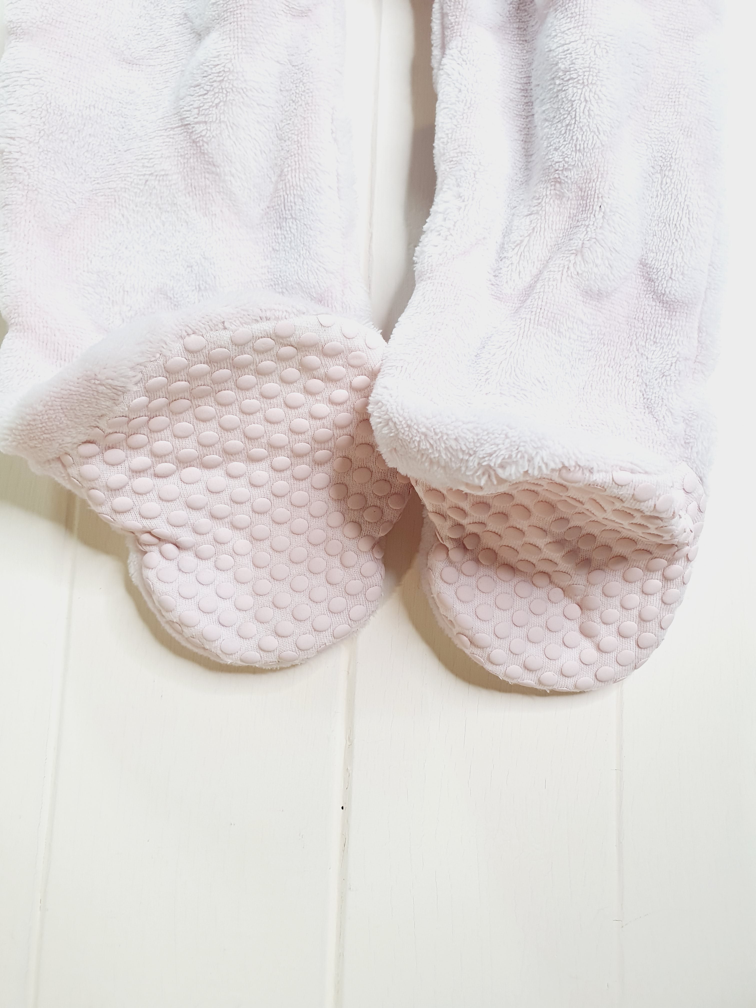 Nutmeg 9-12 months fleece sleepsuit