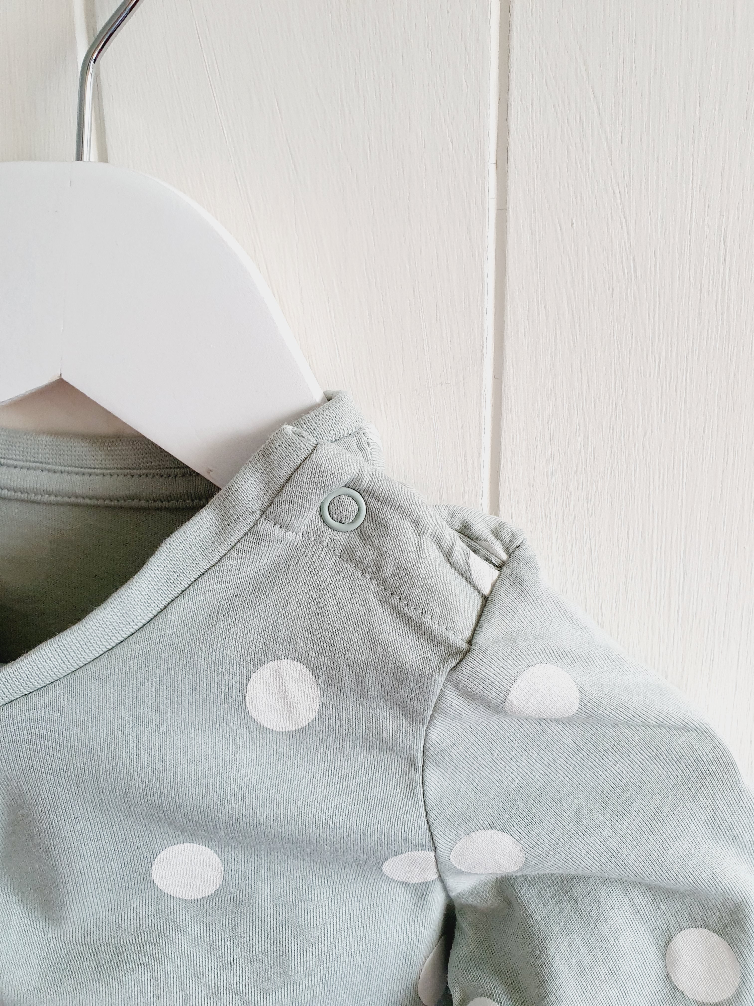 Matalan polka dot long sleeve top 9-12 months