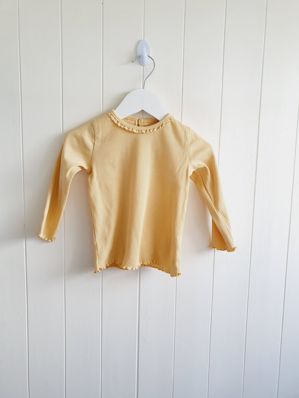 George yellow long sleeve top 12-18 months