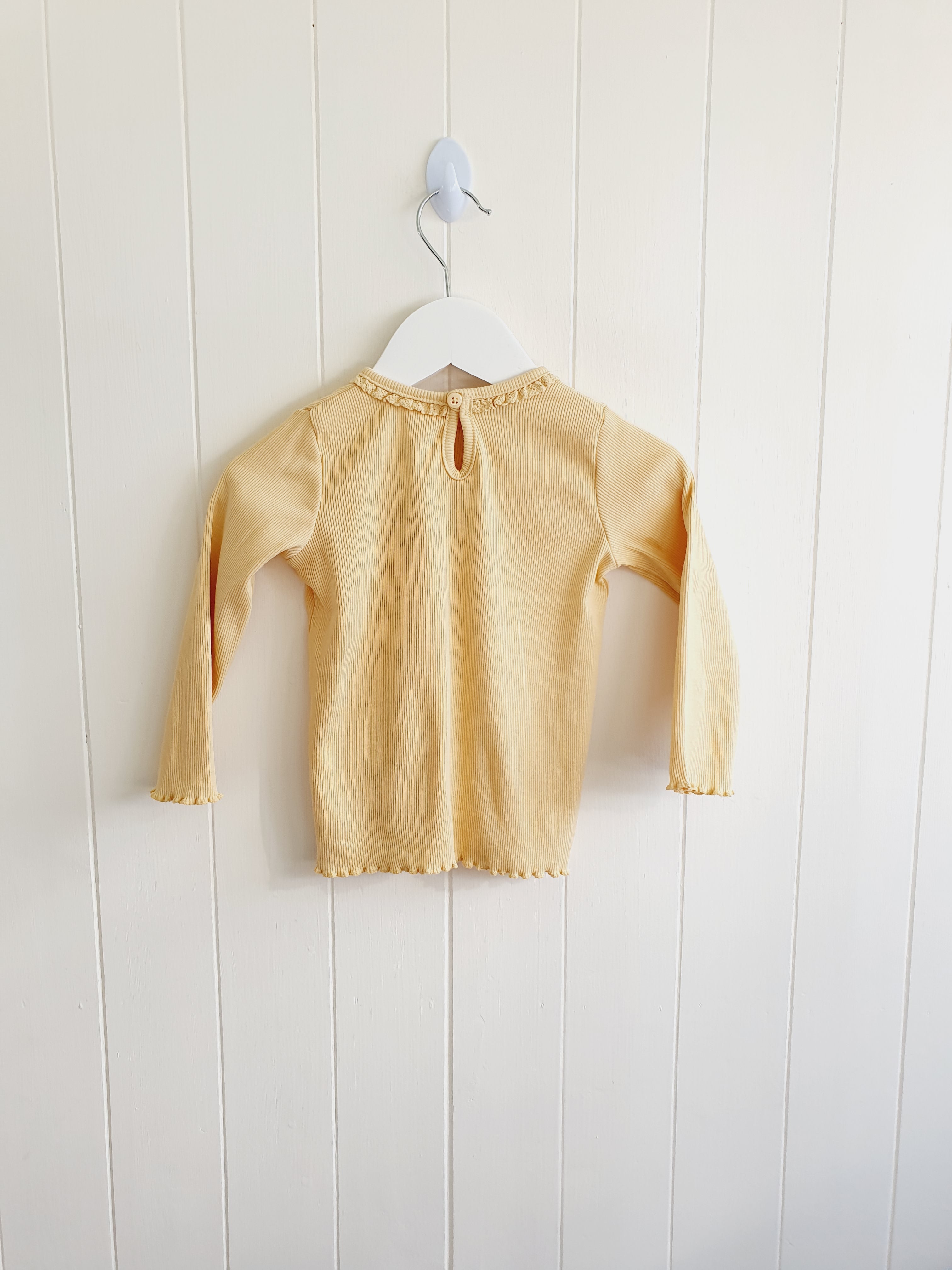 George yellow long sleeve top 12-18 months