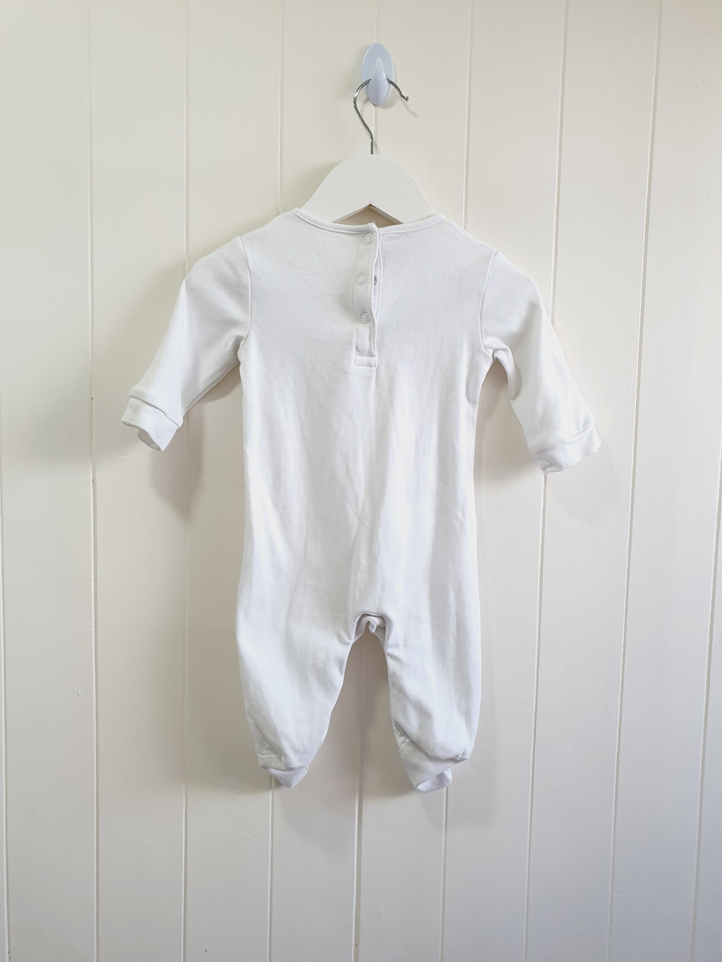 Mataln Merry&Bright white sleepsuit 0-3 months