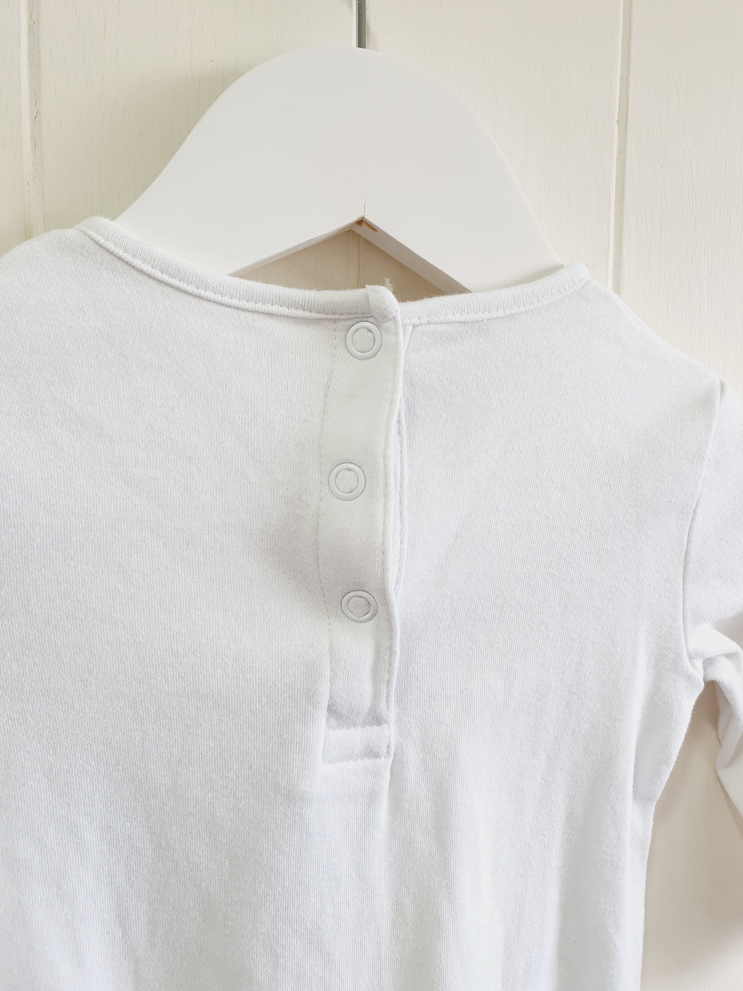 Mataln Merry&Bright white sleepsuit 0-3 months