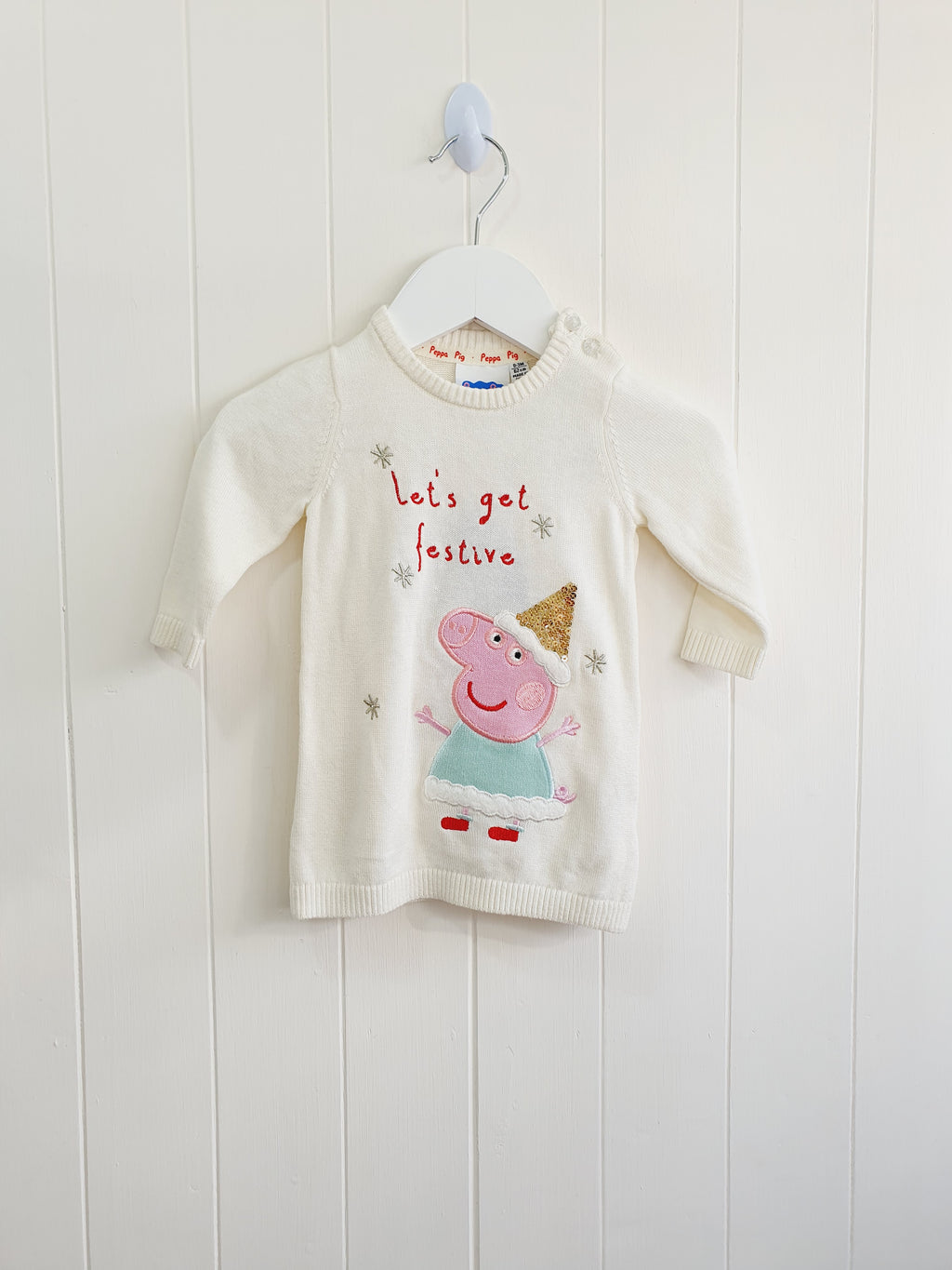 Peppa Pig at Primark festive dress 0-3 months