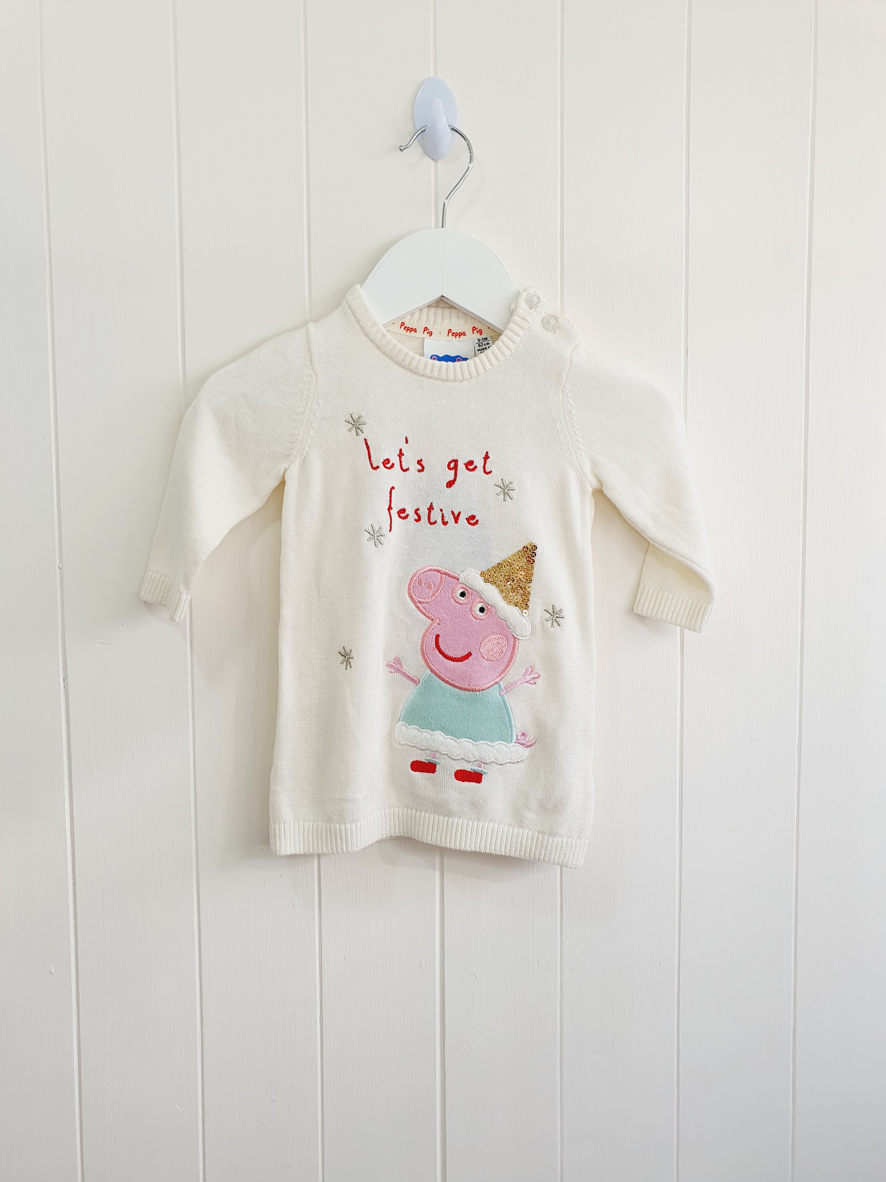 Peppa Pig at Primark festive dress 0-3 months