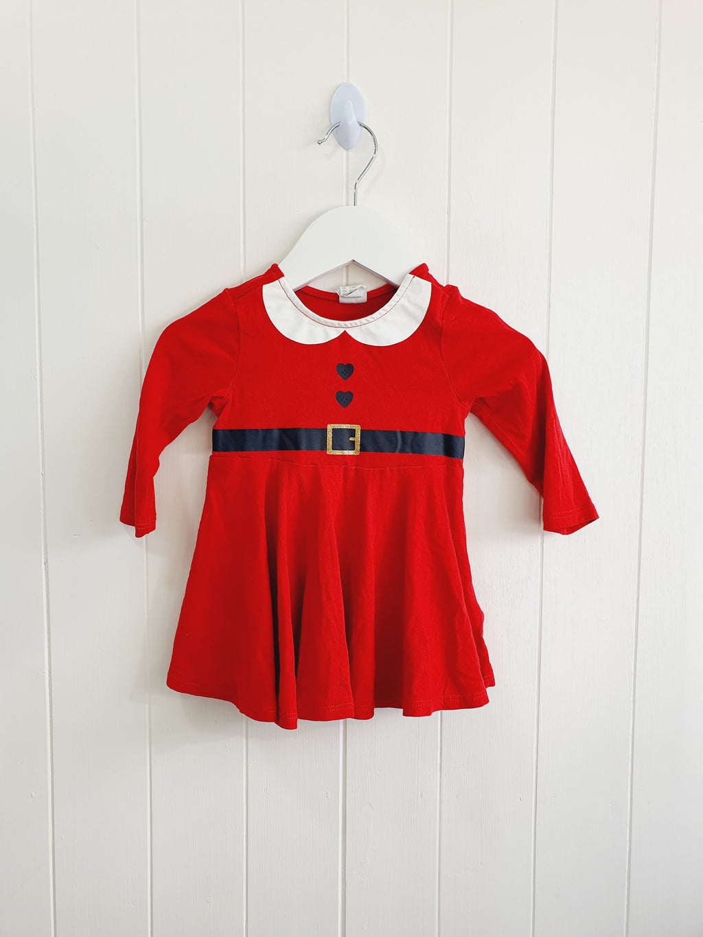 H&M little Miss Santa dress 4-6 months